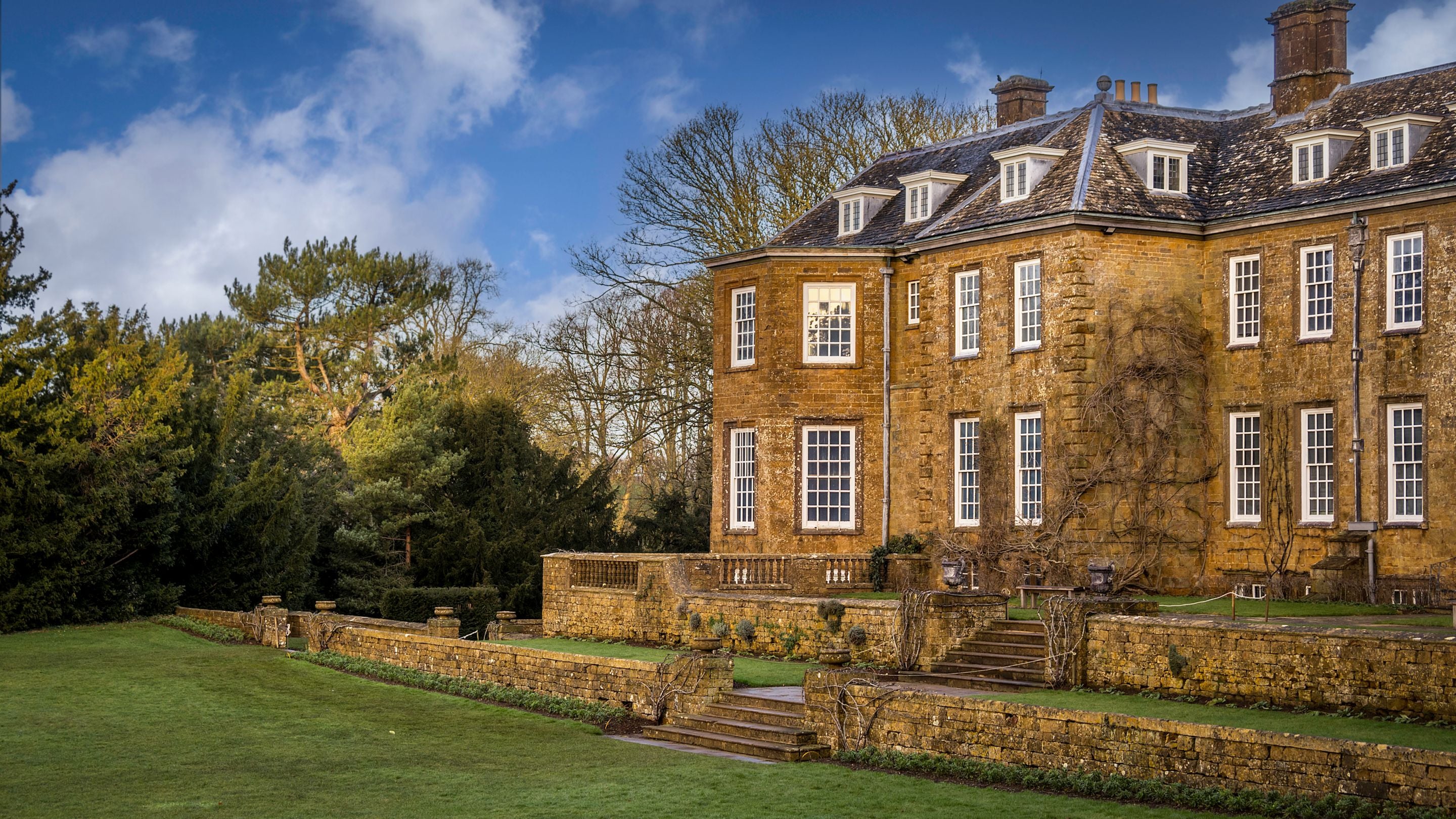 Upton House and Gardens in the area surrounding Bog Cottage, Oxfordshire