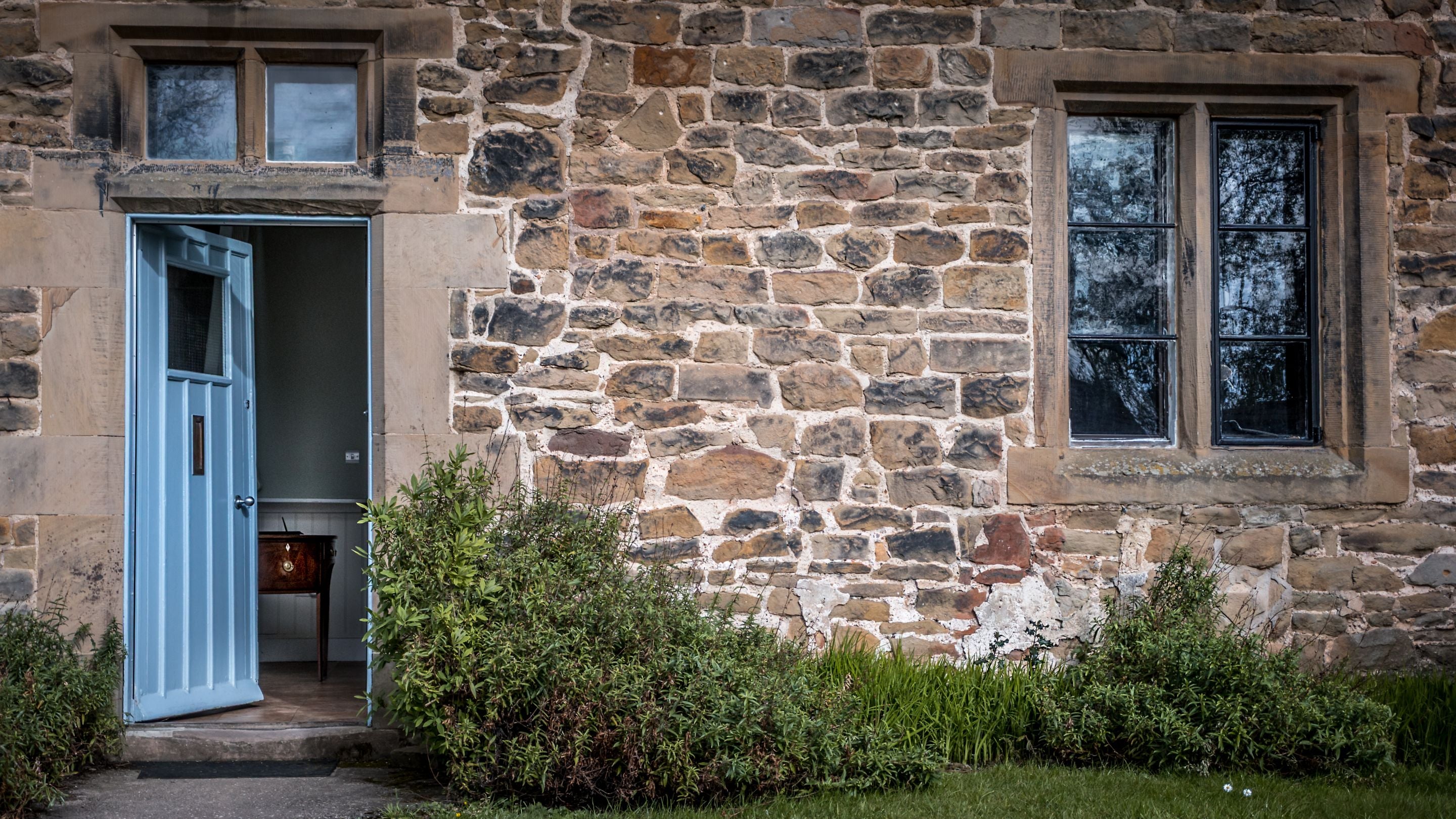 The front door of 6 High Hazels, Derbyshire