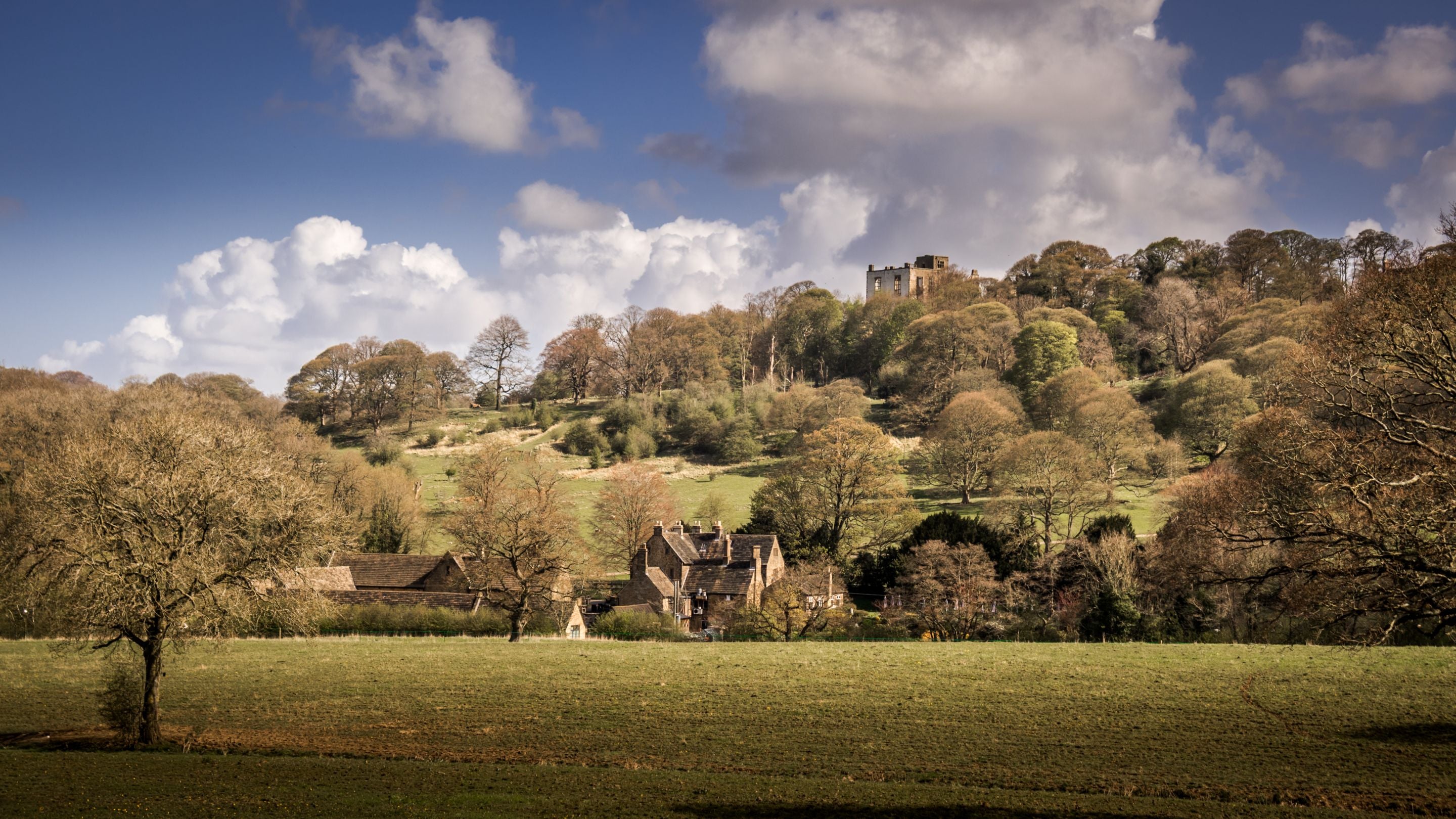 The countryside around Hardwick, Derbyshire