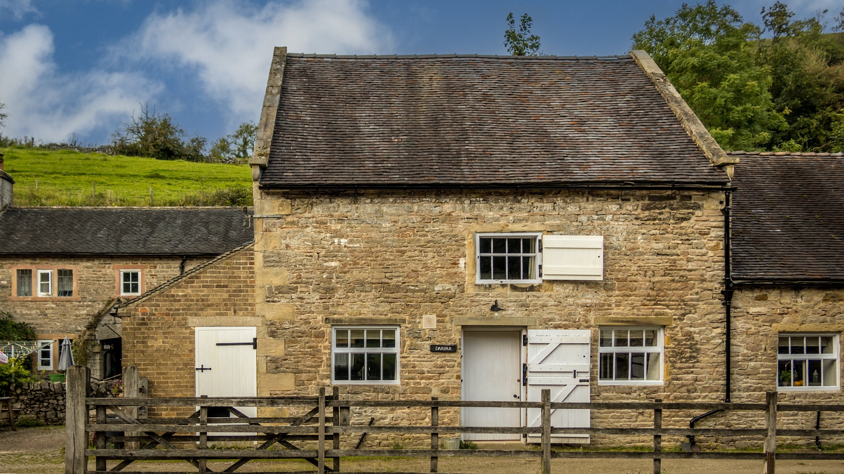 The exterior of Darfar, Derbyshire