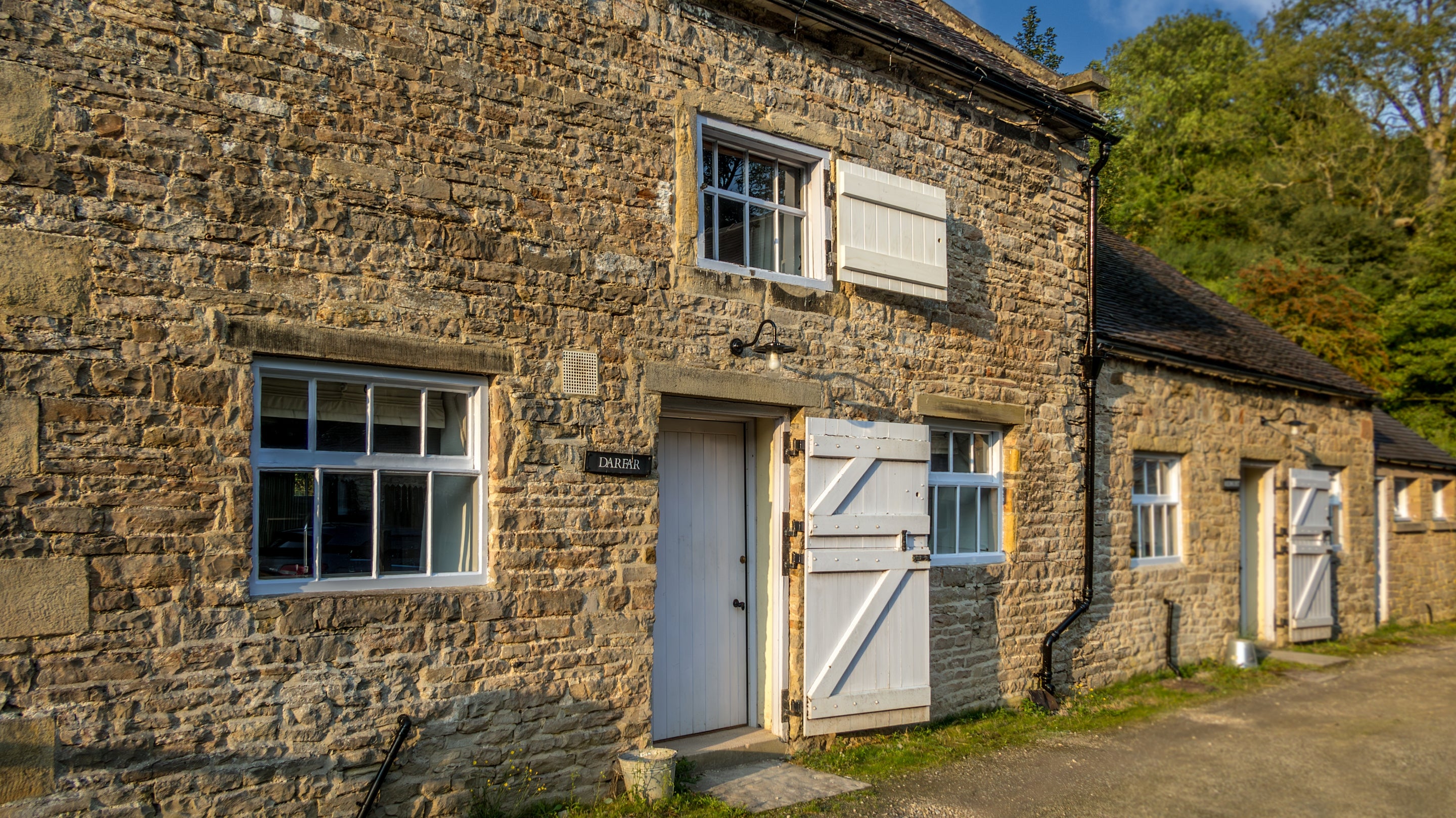 The exterior of Darfar, Derbyshire