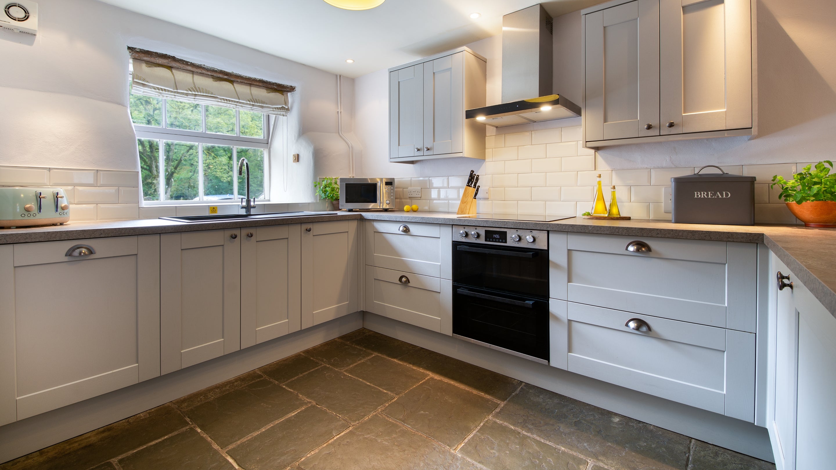 The kitchen area at Darfar, Derbyshire