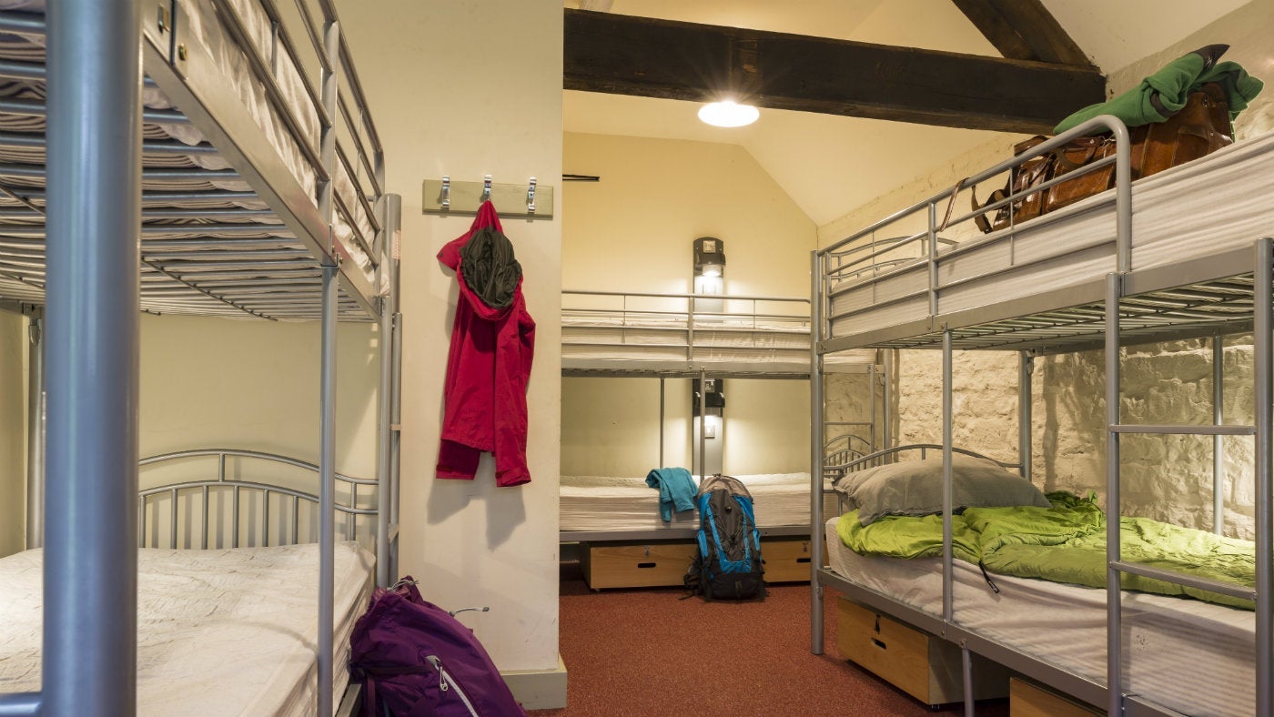 Dorm 1, sleeps 6, Ilam Bunkhouse, Peak District