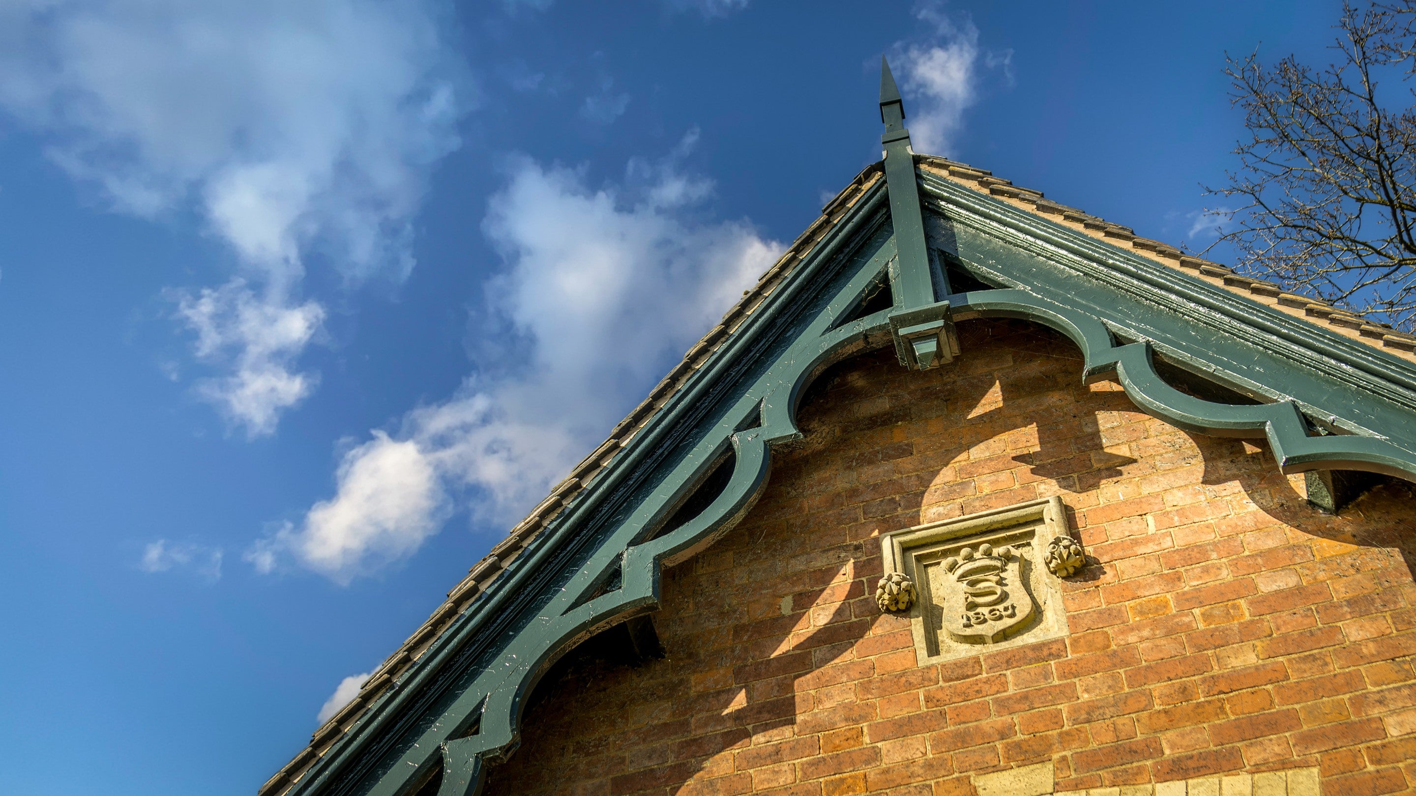 The decorative roof fascia at Kedleston Park House, Derbyshire