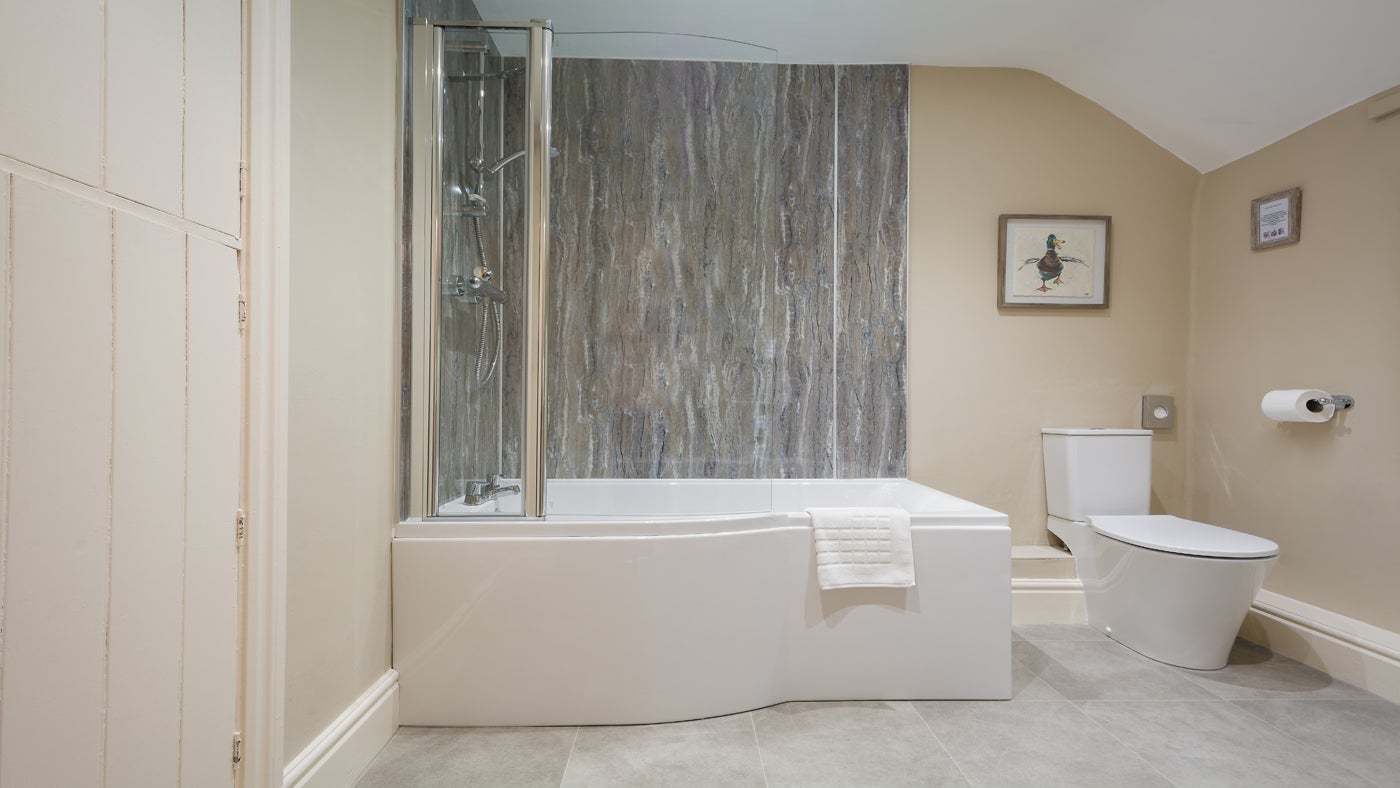 The bathroom at Mam Farm, Derbyshire