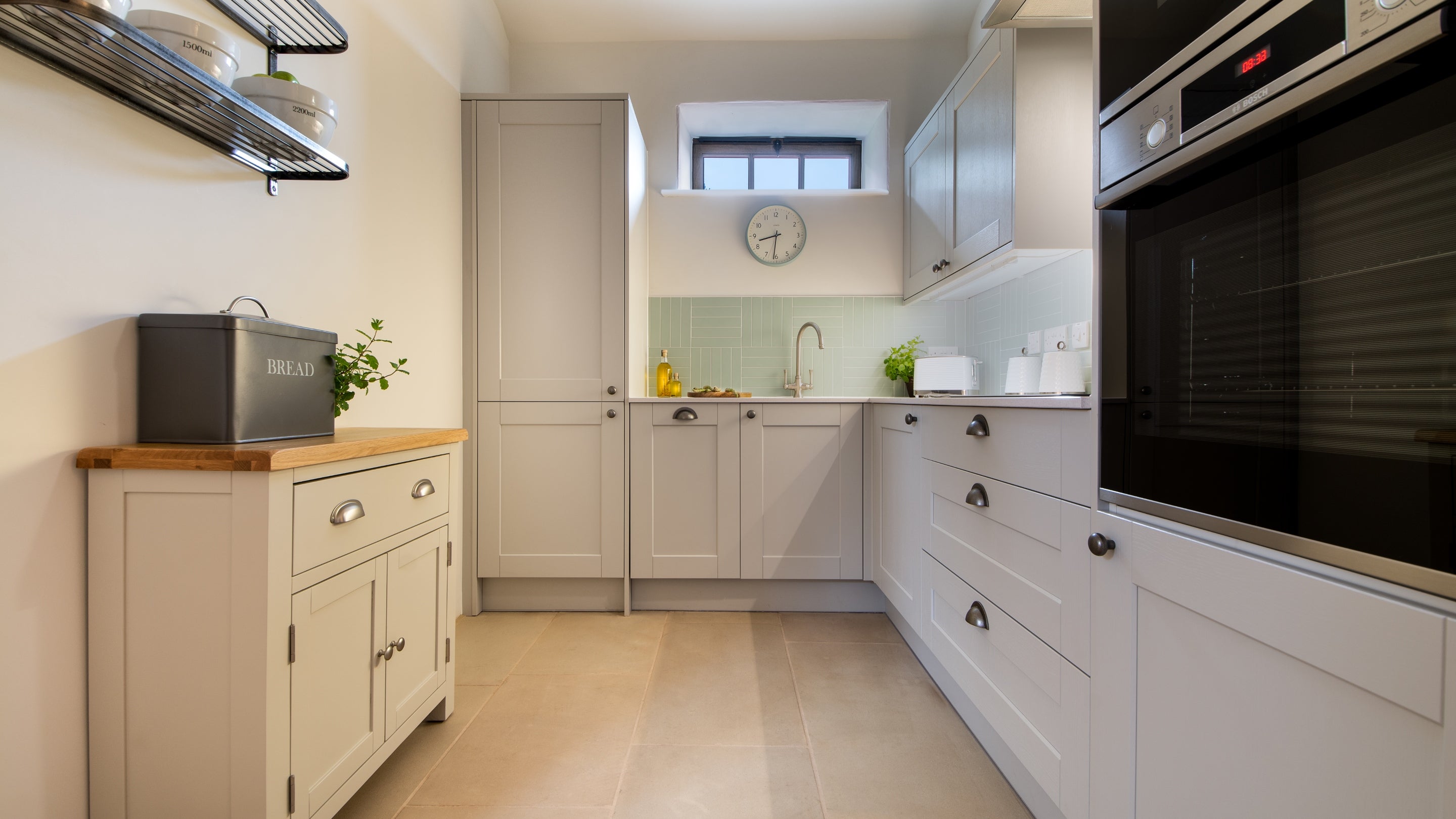 The sitting and dining room at Millstone Barn, Derbyshire