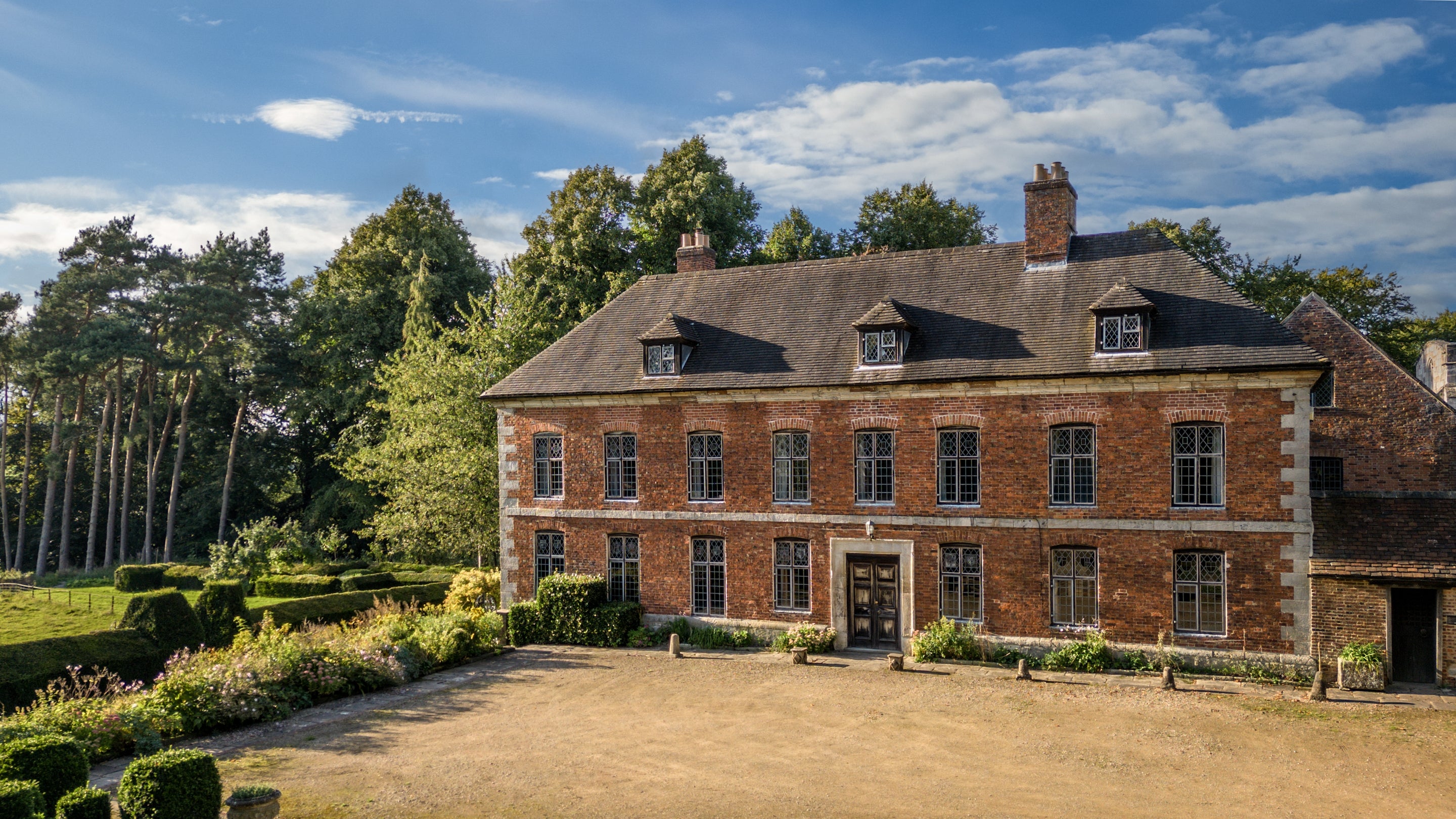 The exterior of Norbury Manor, Derbyshire