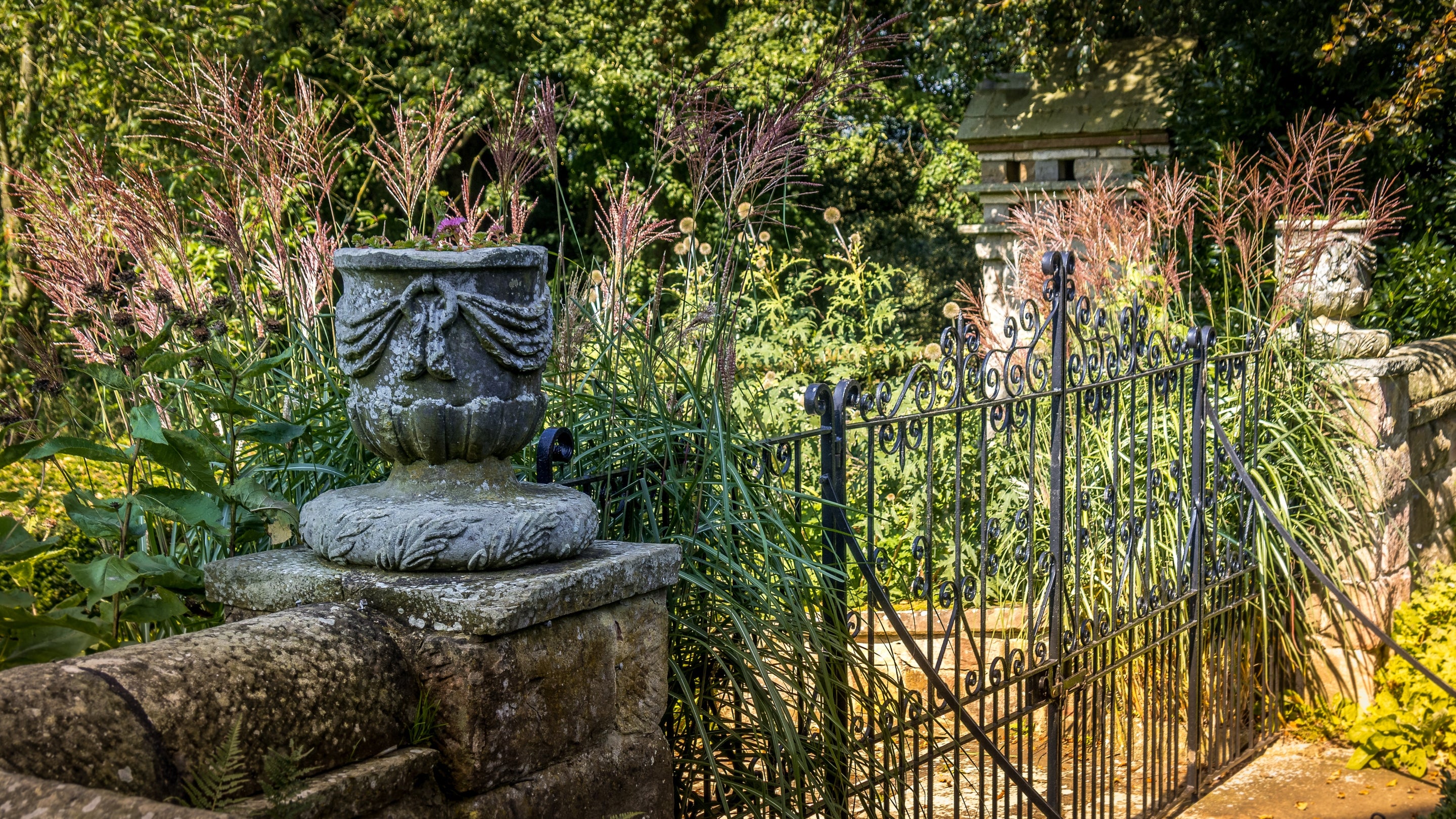The area surrounding Norbury Manor, Derbyshire