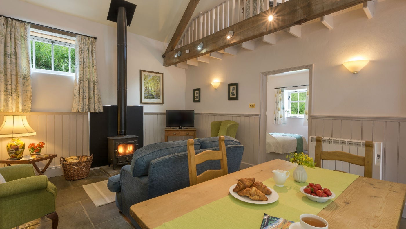 The family dining area at Redhurst, Ashbourne, Derbyshire