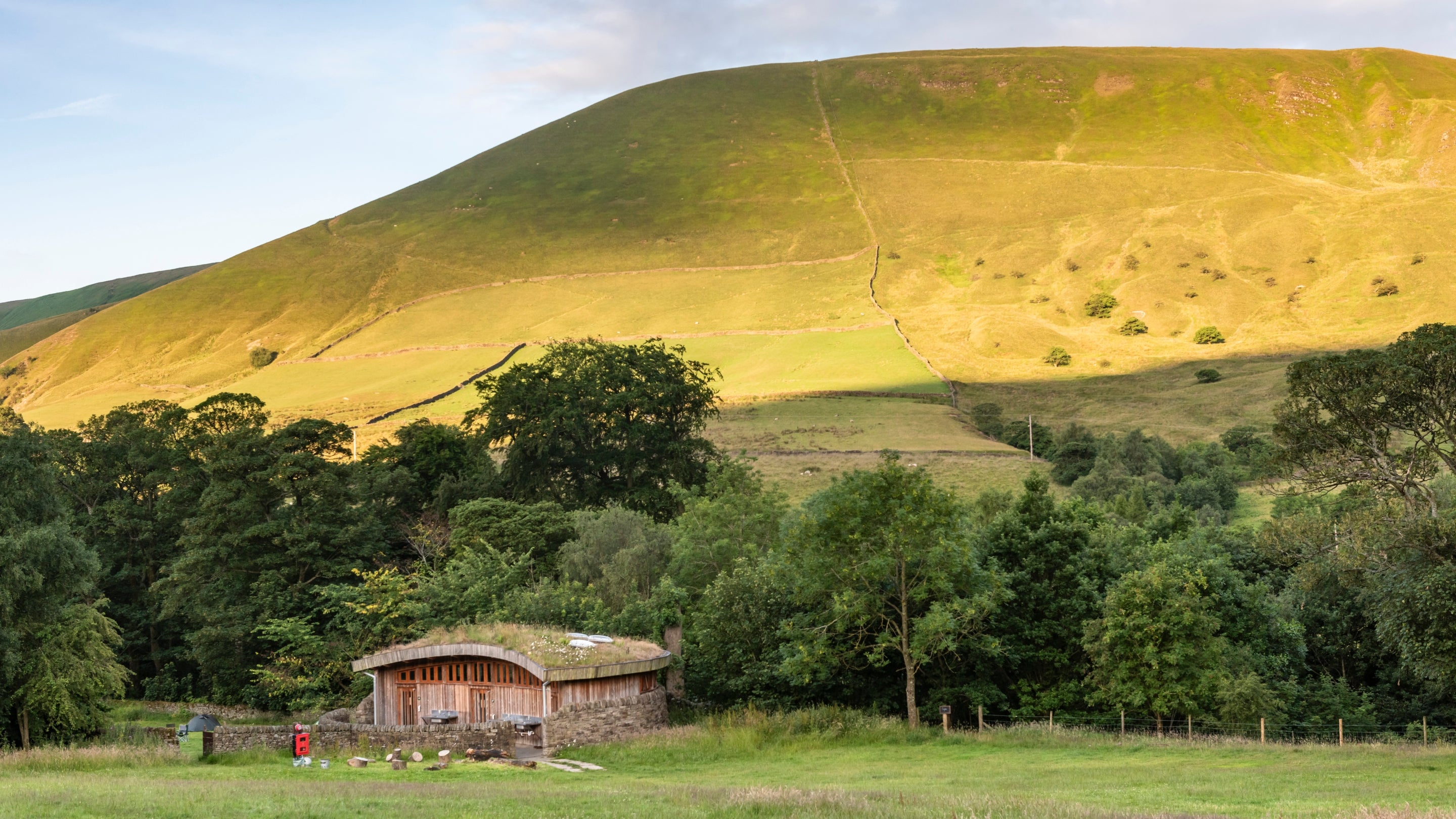 The facilities at Upper Booth Farm Campsite, Derbyshire