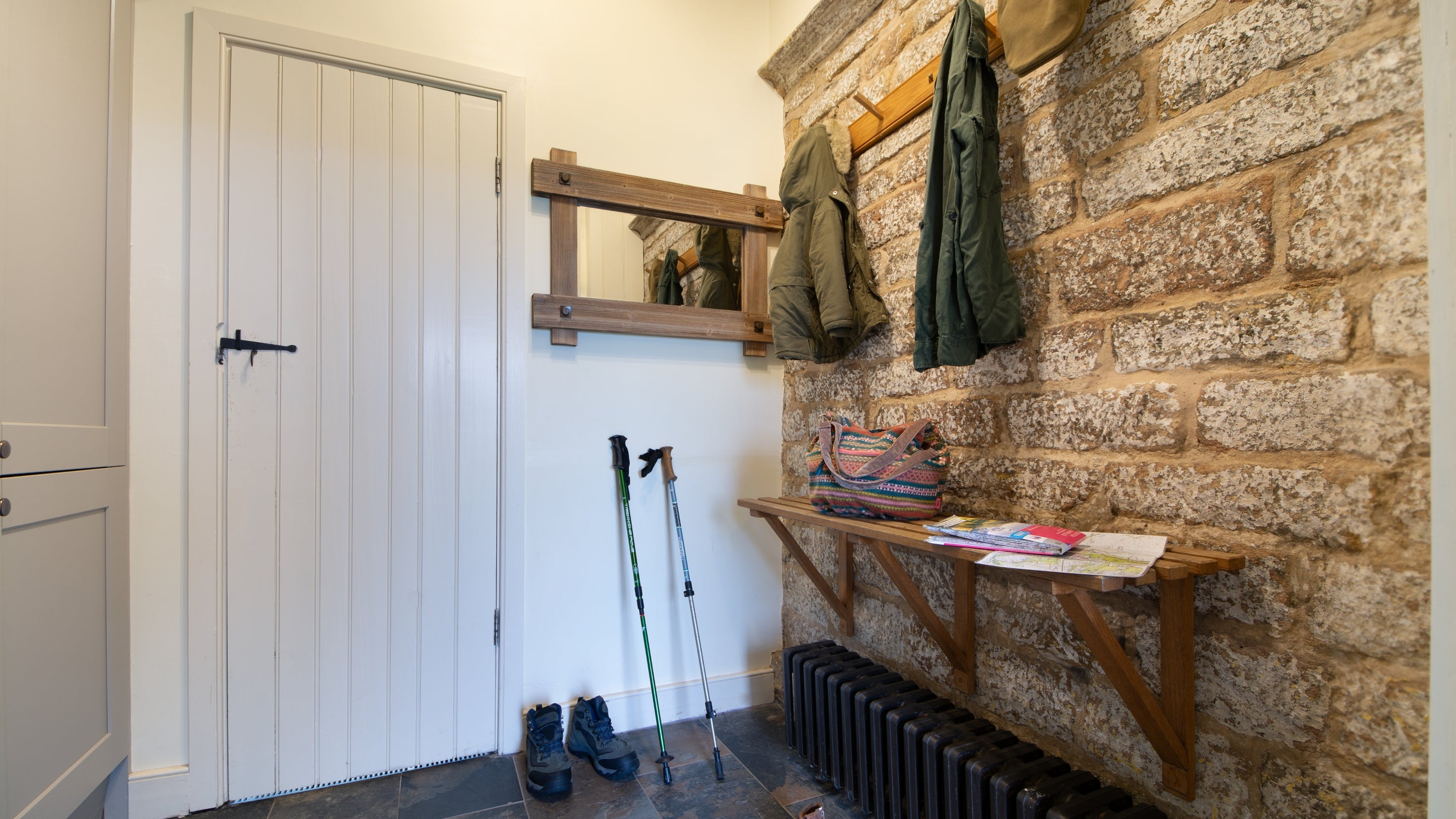 The entrance at White Edge Lodge, Derbyshire