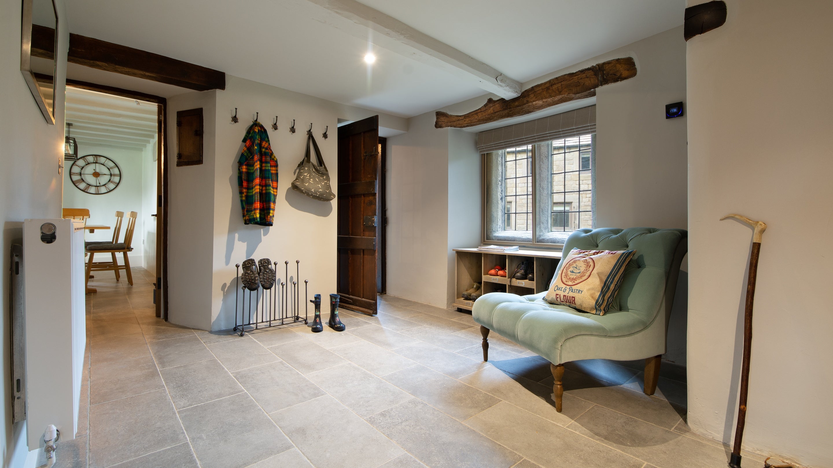The hallway at Wilson Farmhouse, Derbyshire