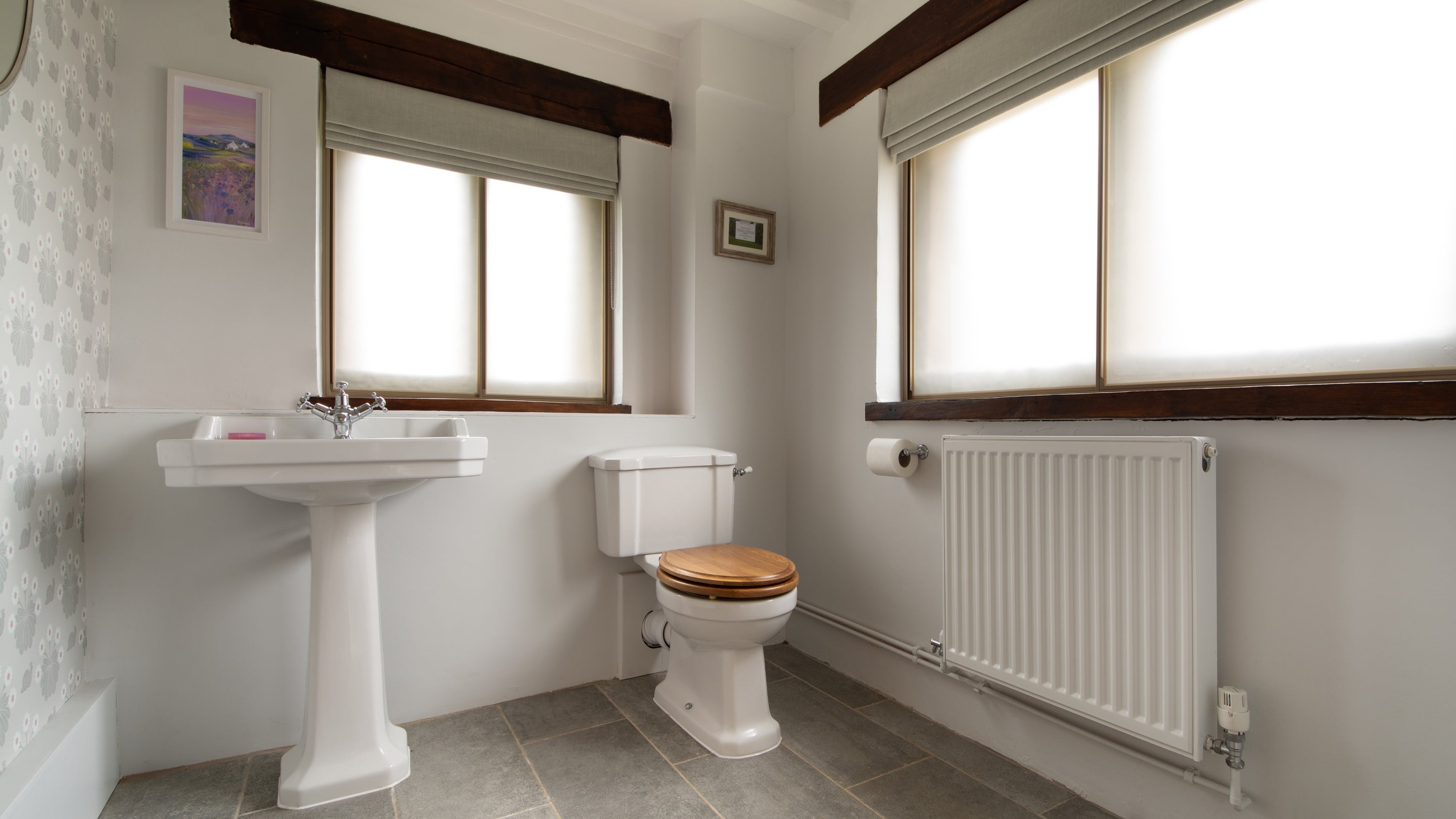 The WC at Wilson Farmhouse, Derbyshire
