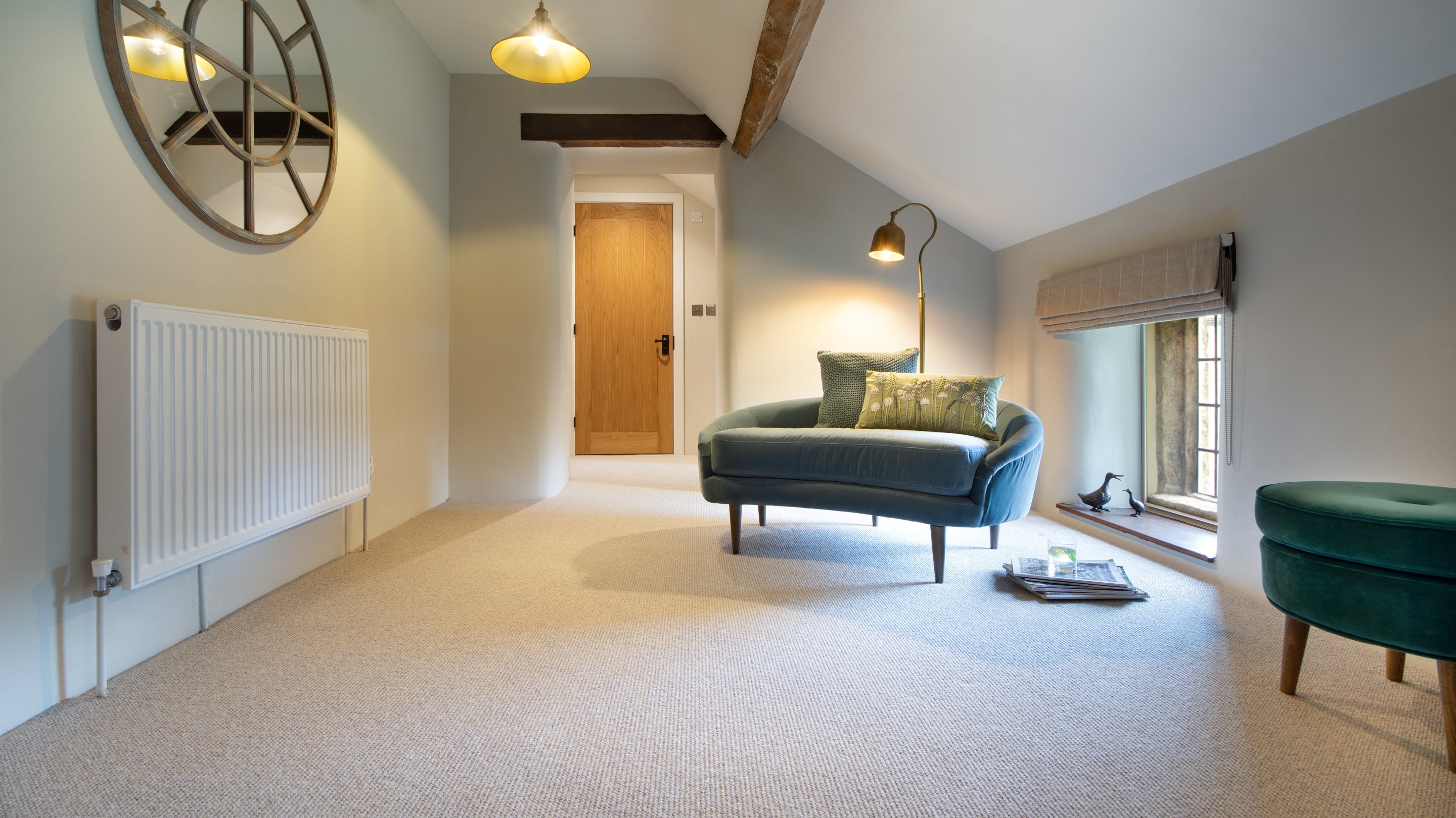 The landing at Wilson Farmhouse, Derbyshire