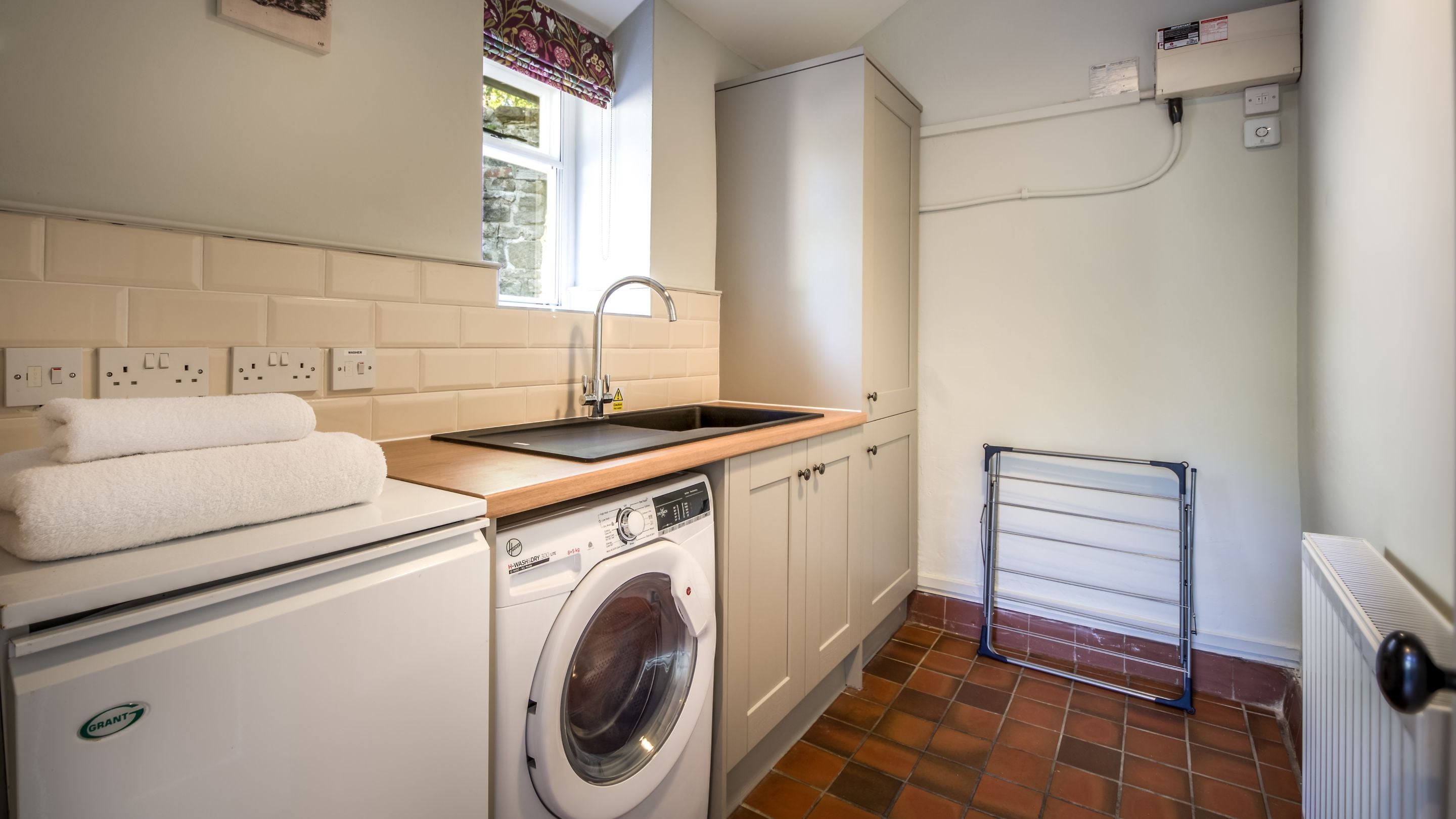 The utility room at Yarncliff Lodge, Derbyshire