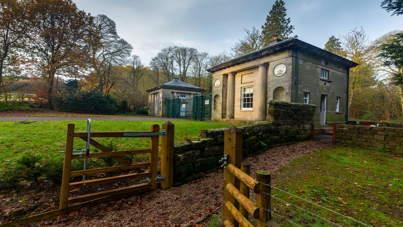 The exterior of 1 and 2 Lichfield Lodge, Staffordshire