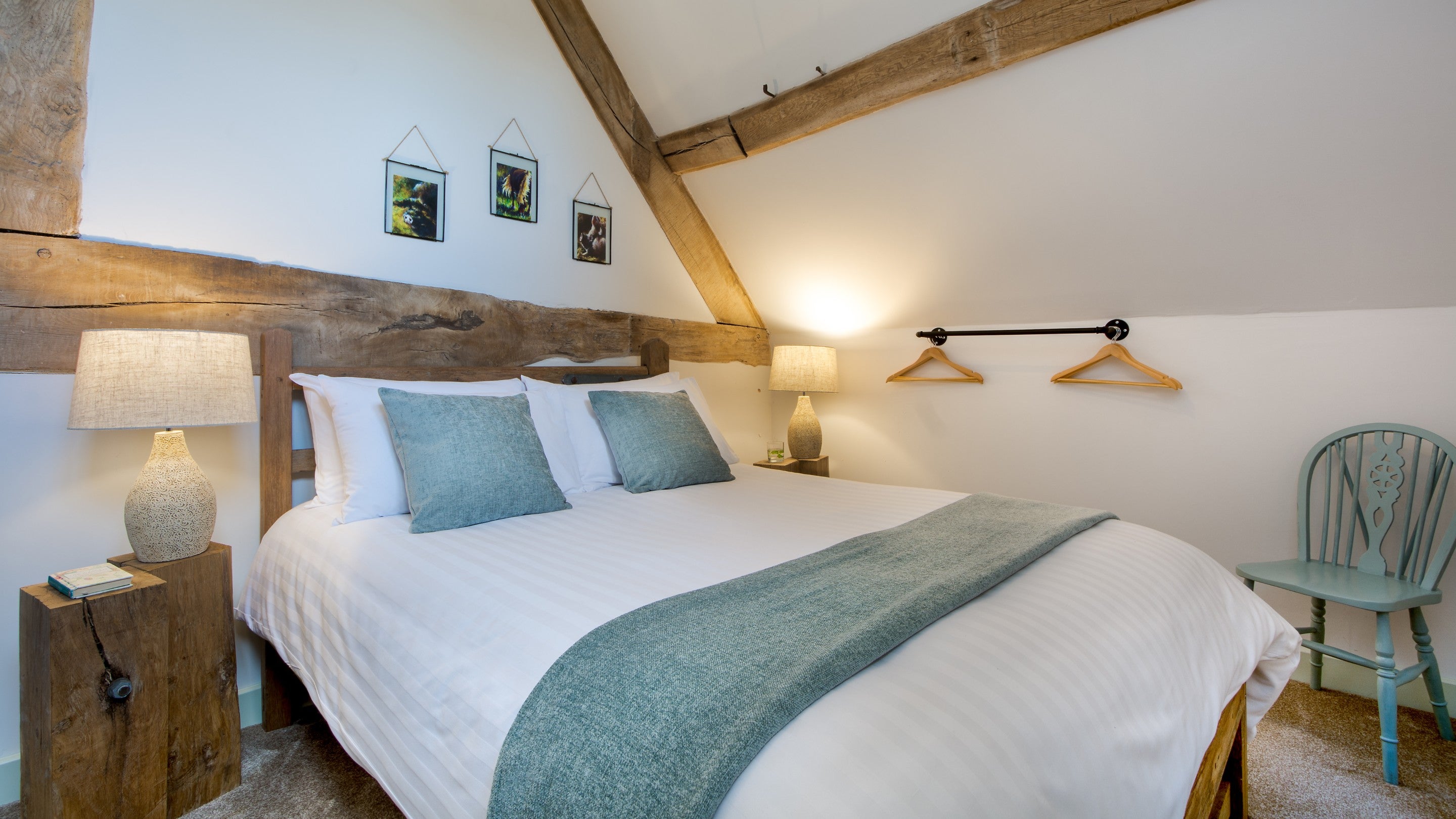 The second king bedroom at 1 Morville Barn, Shropshire