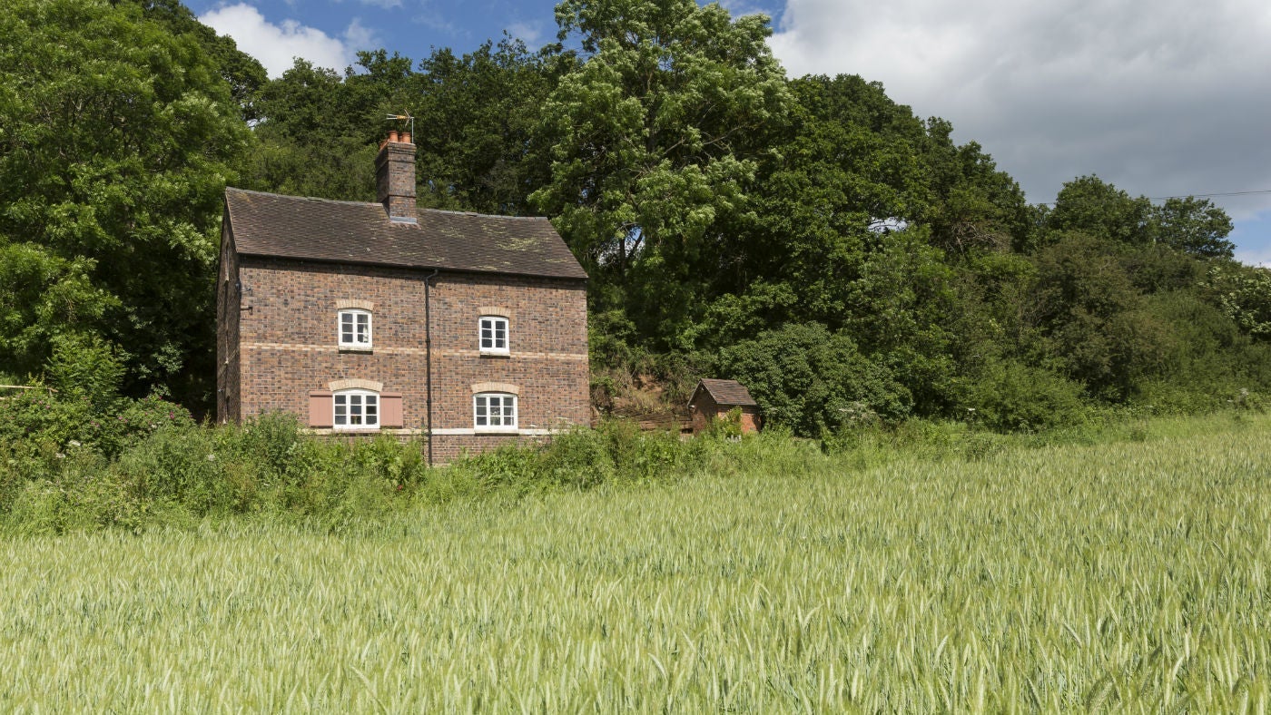 The exterior of 1 Sternsmill Cottage, nr Bridgnorth, Shropshire