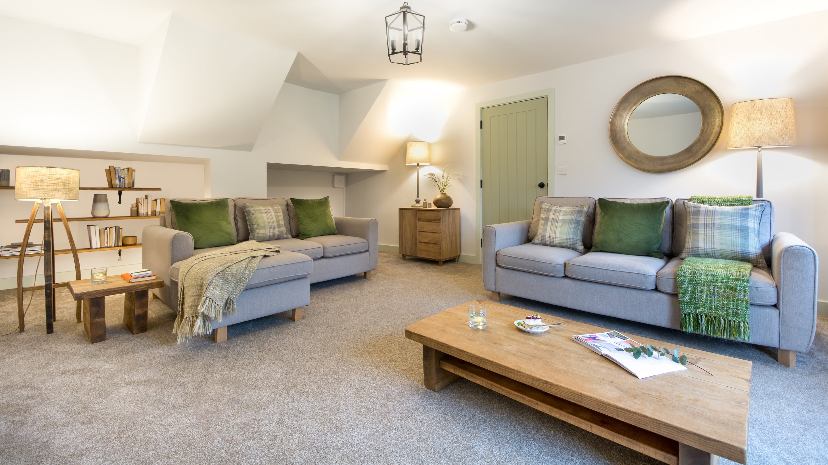 The sitting room at 2 Morville Barn, Shropshire
