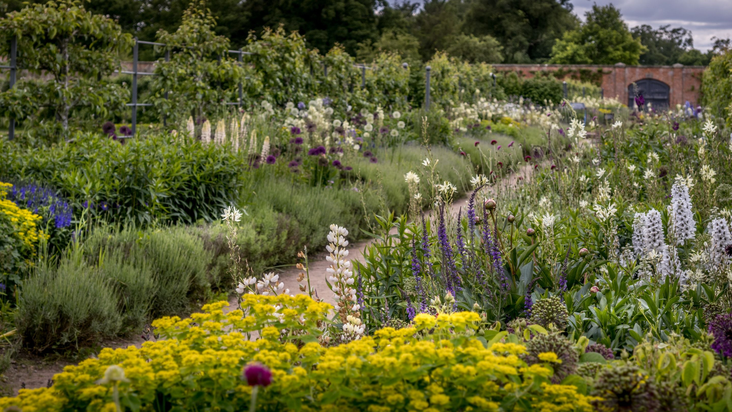 The walled garden at Attingham Park, Shropshire