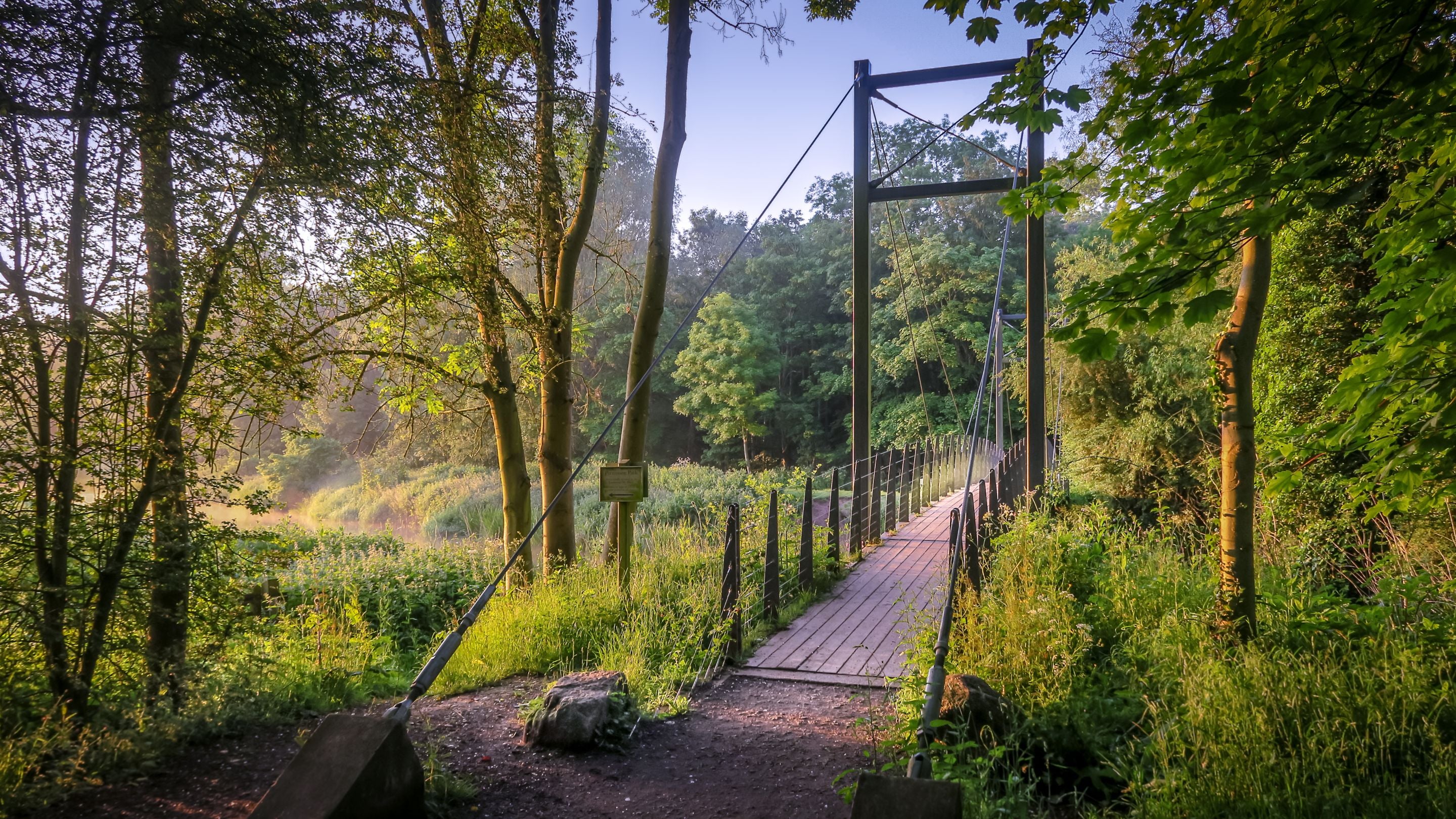 The bridge on the estate at Attingham Park, Shropshire