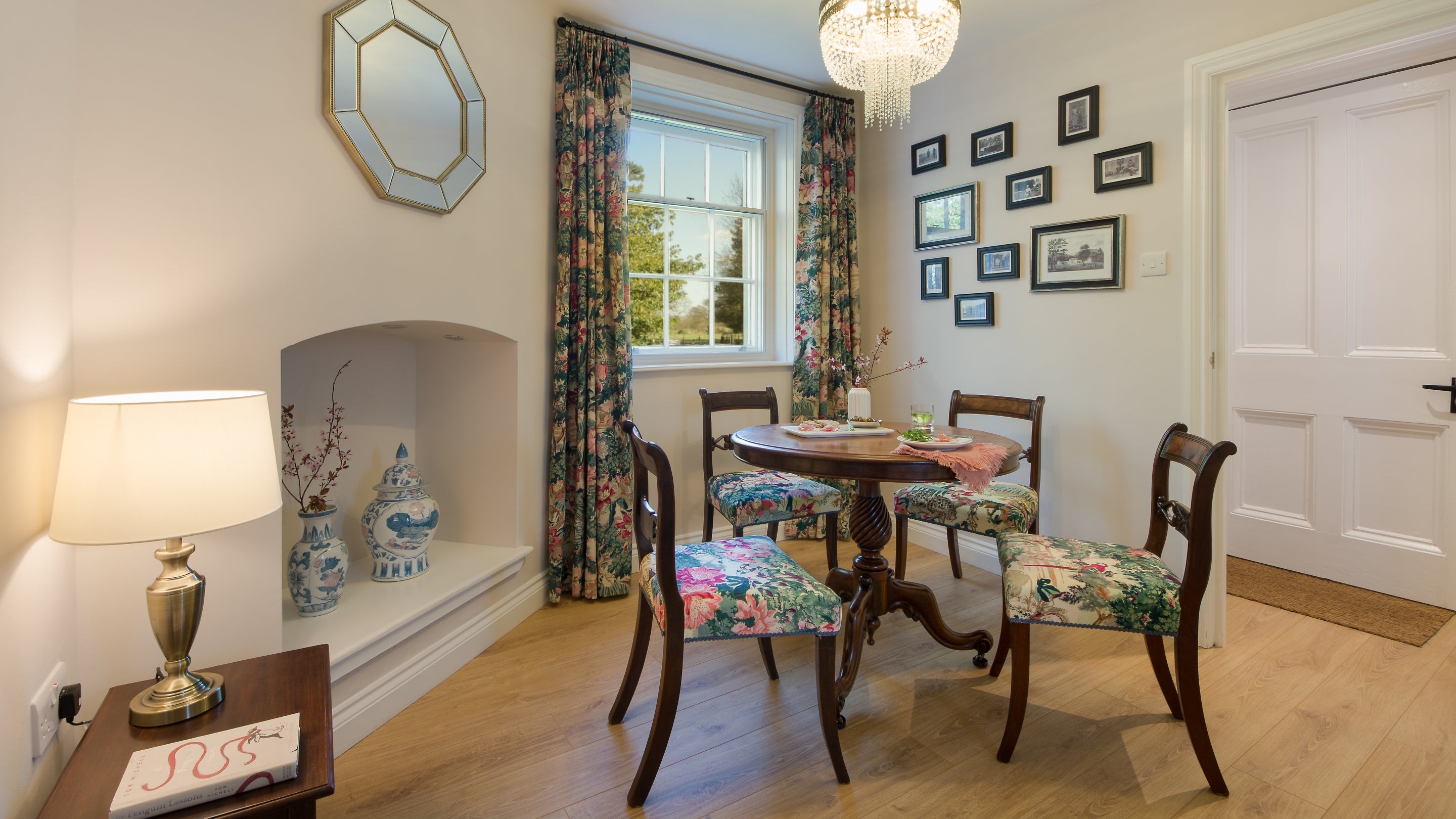 The dining room at Attingham West Lodge, Shropshire