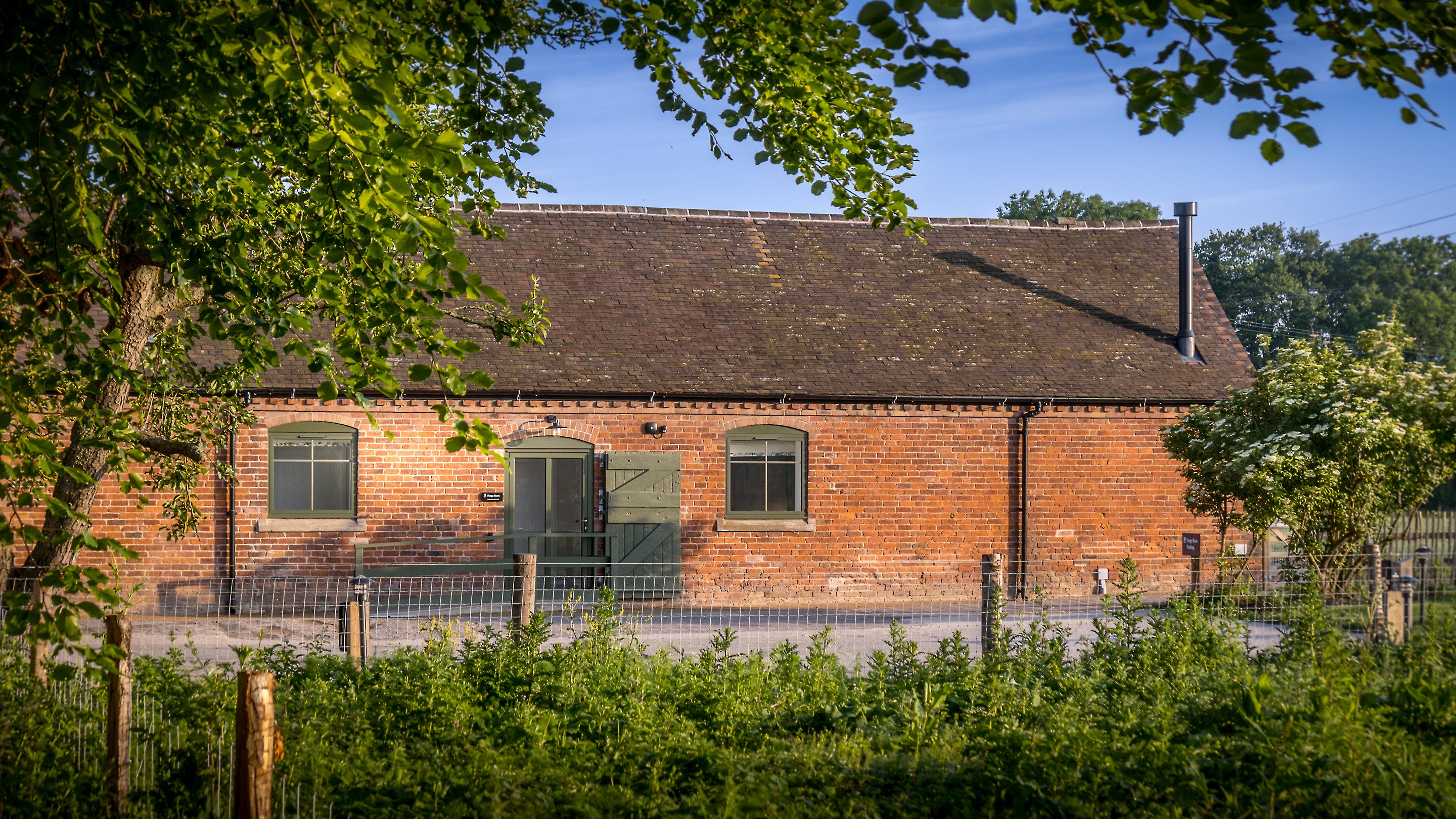 The exterior of Forge Barn, Shropshire