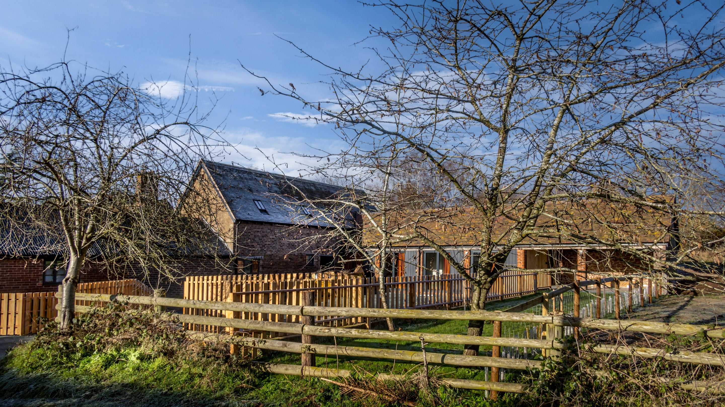 The exterior of Mose Barn, Shropshire