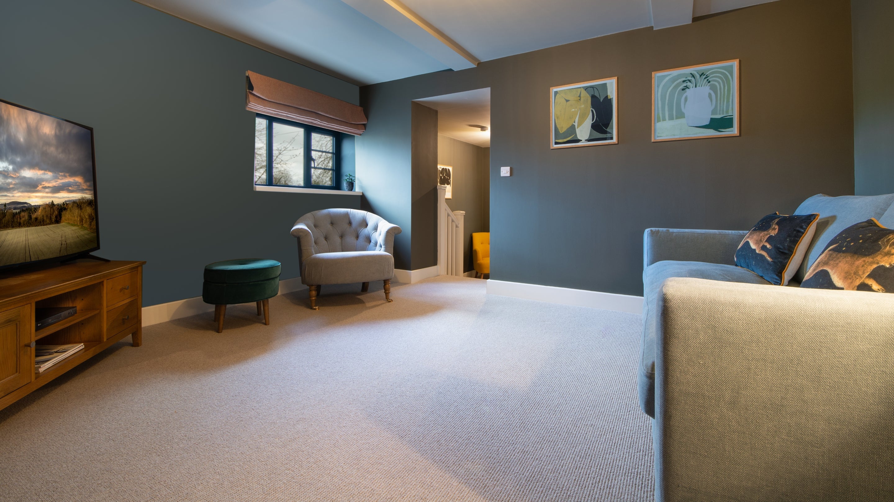 The snug at Mose Barn, Shropshire