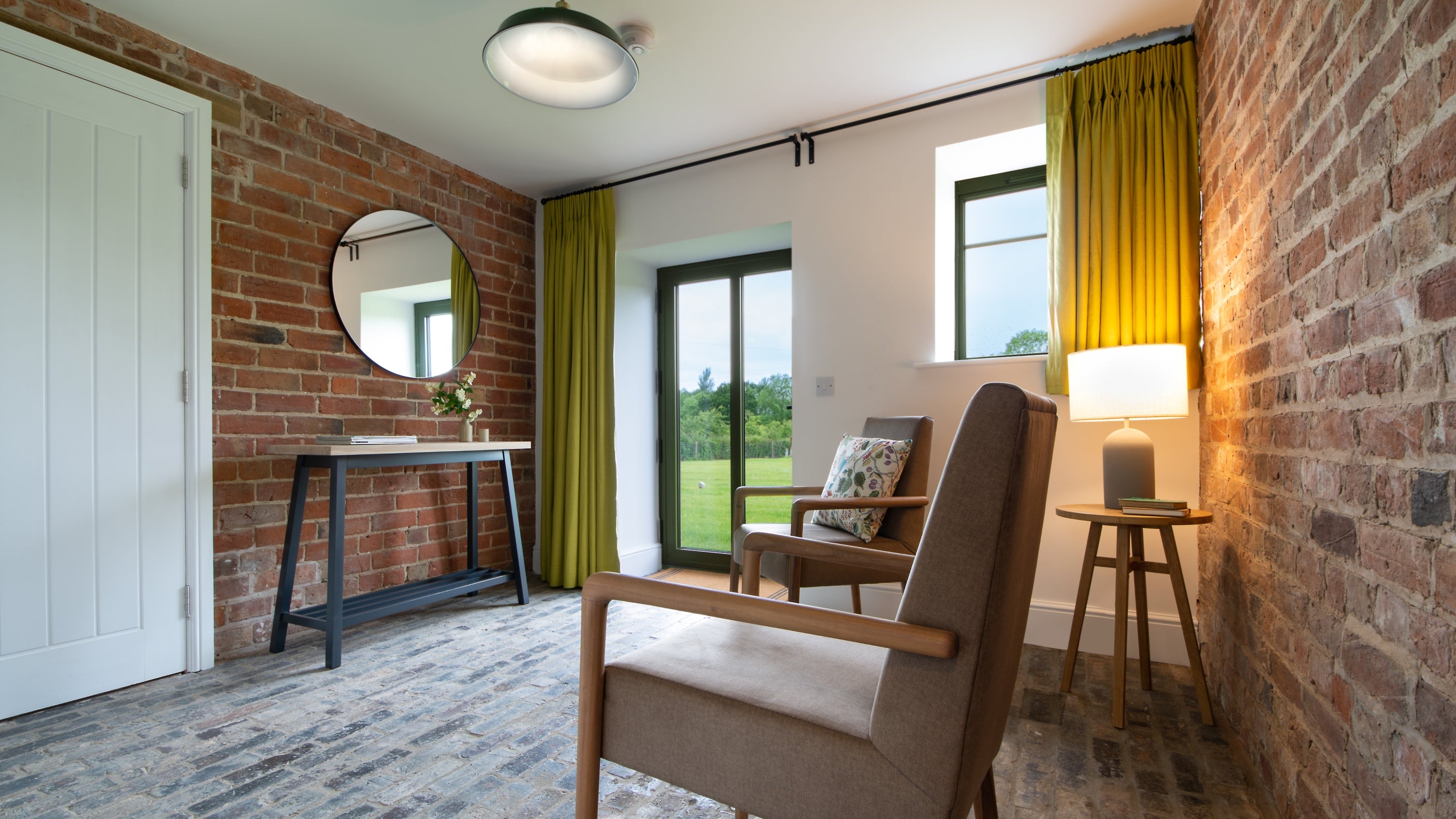 The entrance at Wharf Barn, Shropshire