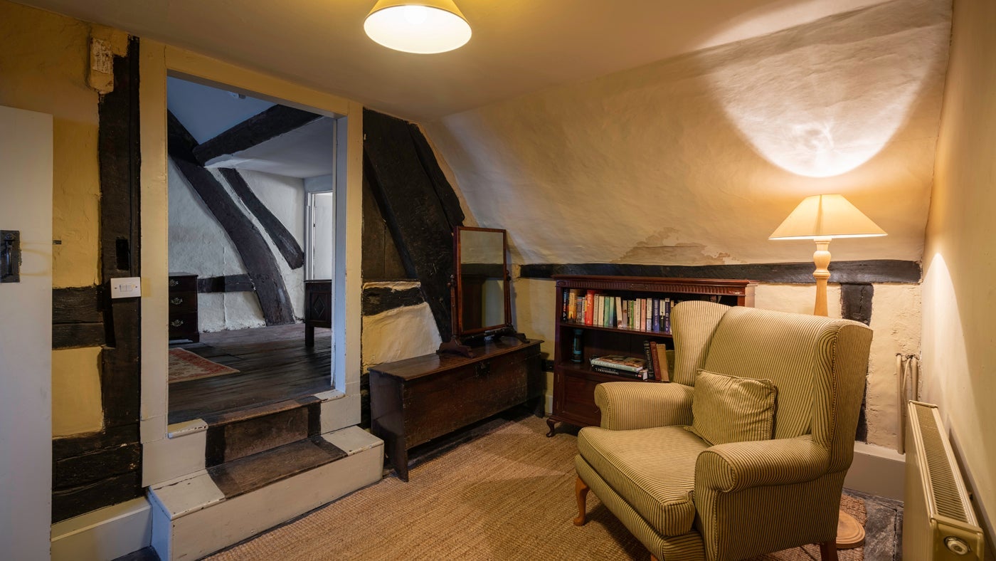 The landing area at 2 High Street, Lacock, Wiltshire