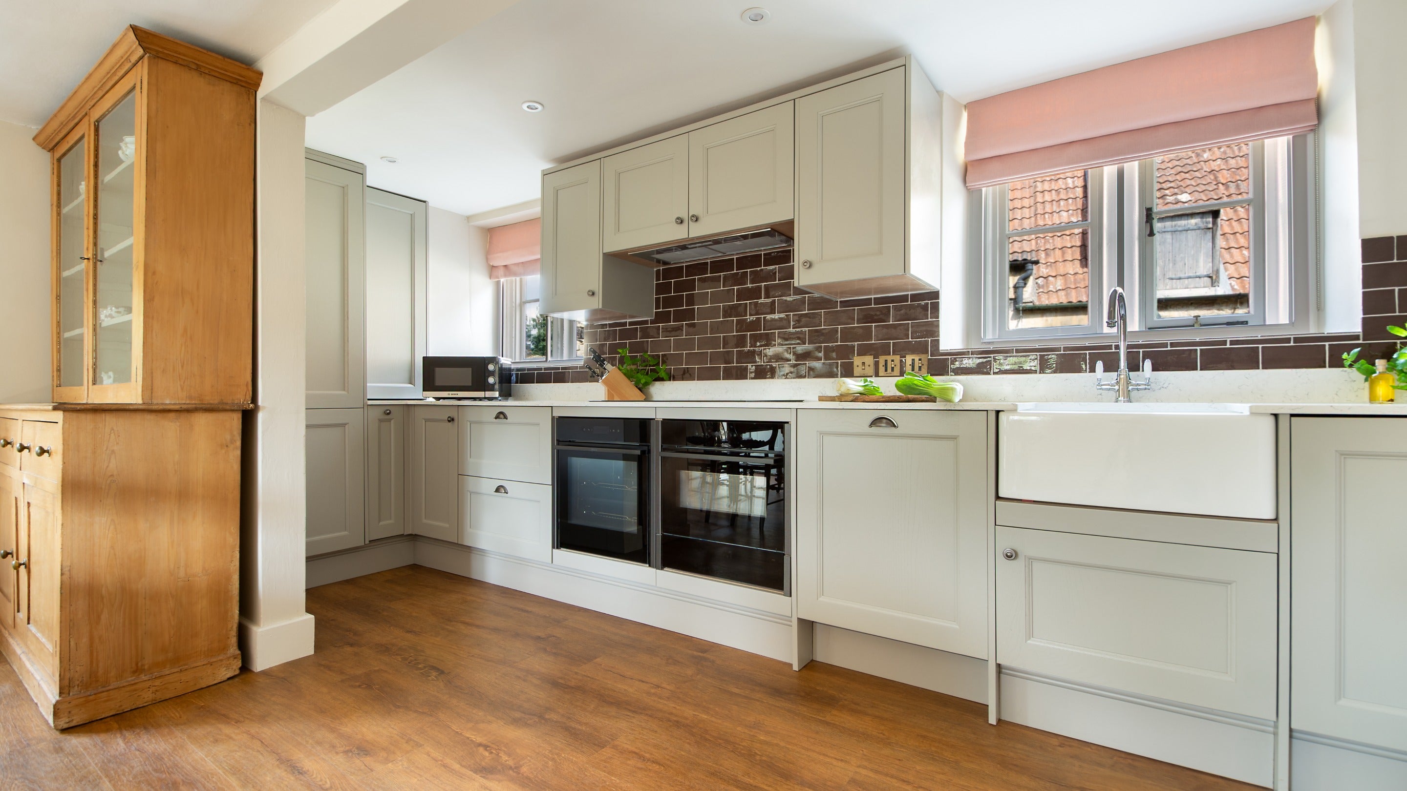 The open-plan kitchen and dining room at 20 Church Street, Wiltshire