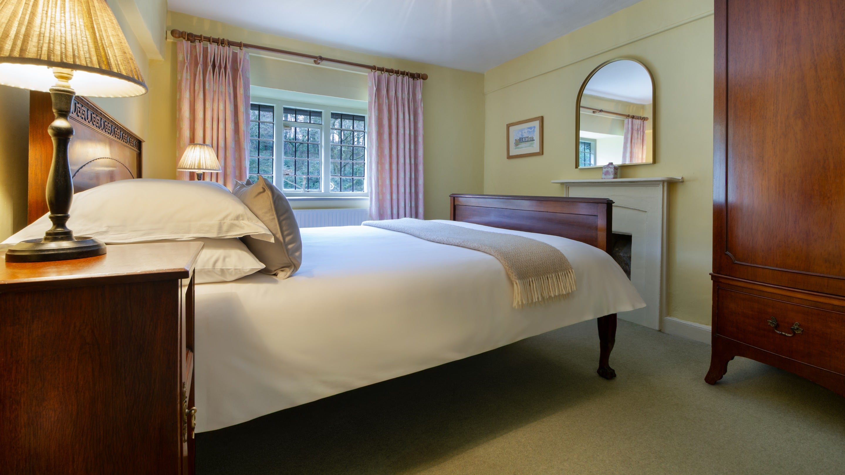 One of the double bedrooms at 89 Church Lawn, Wiltshire