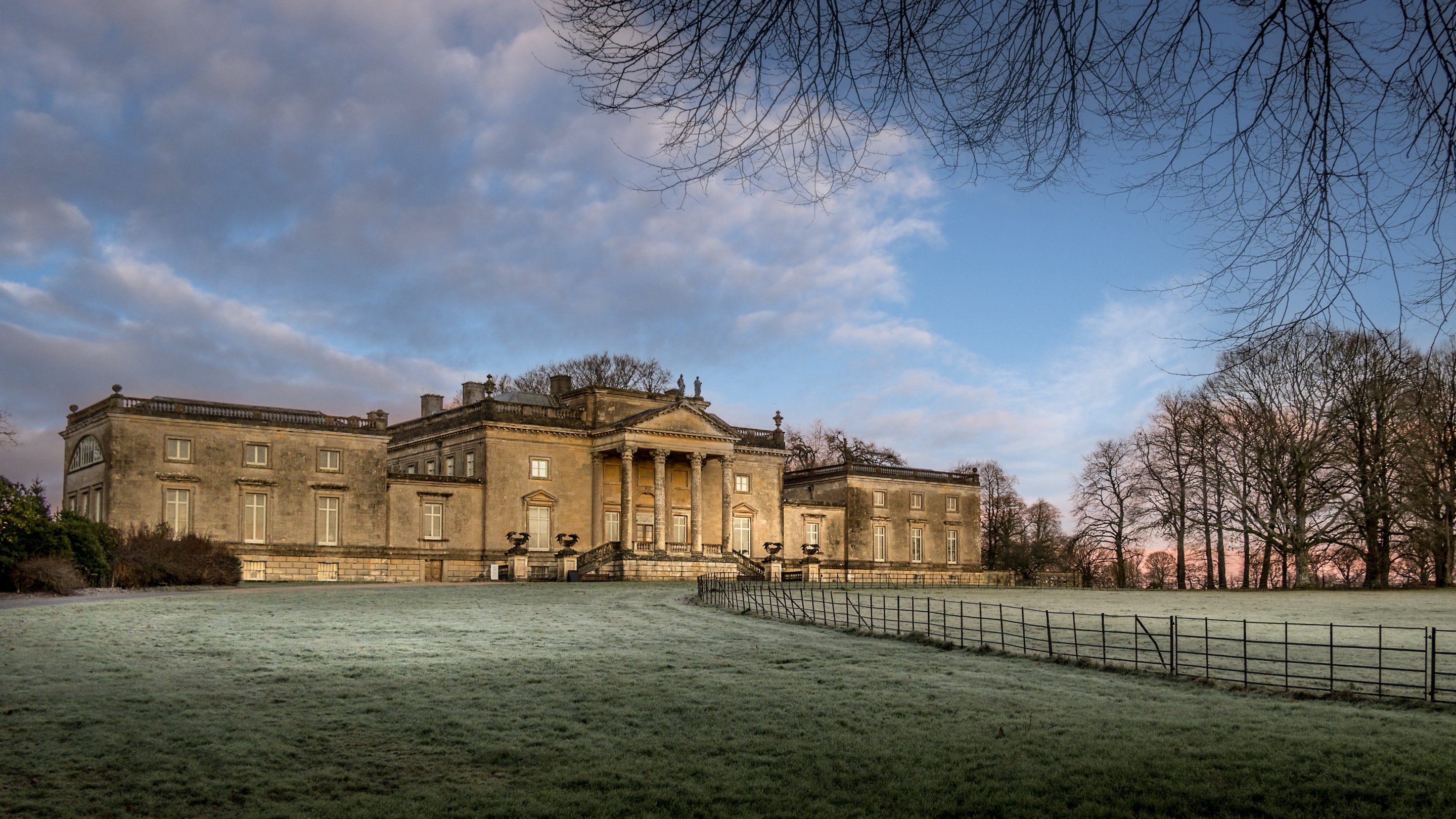 Stourhead House, a grand Palladian-style villa, Wiltshire
