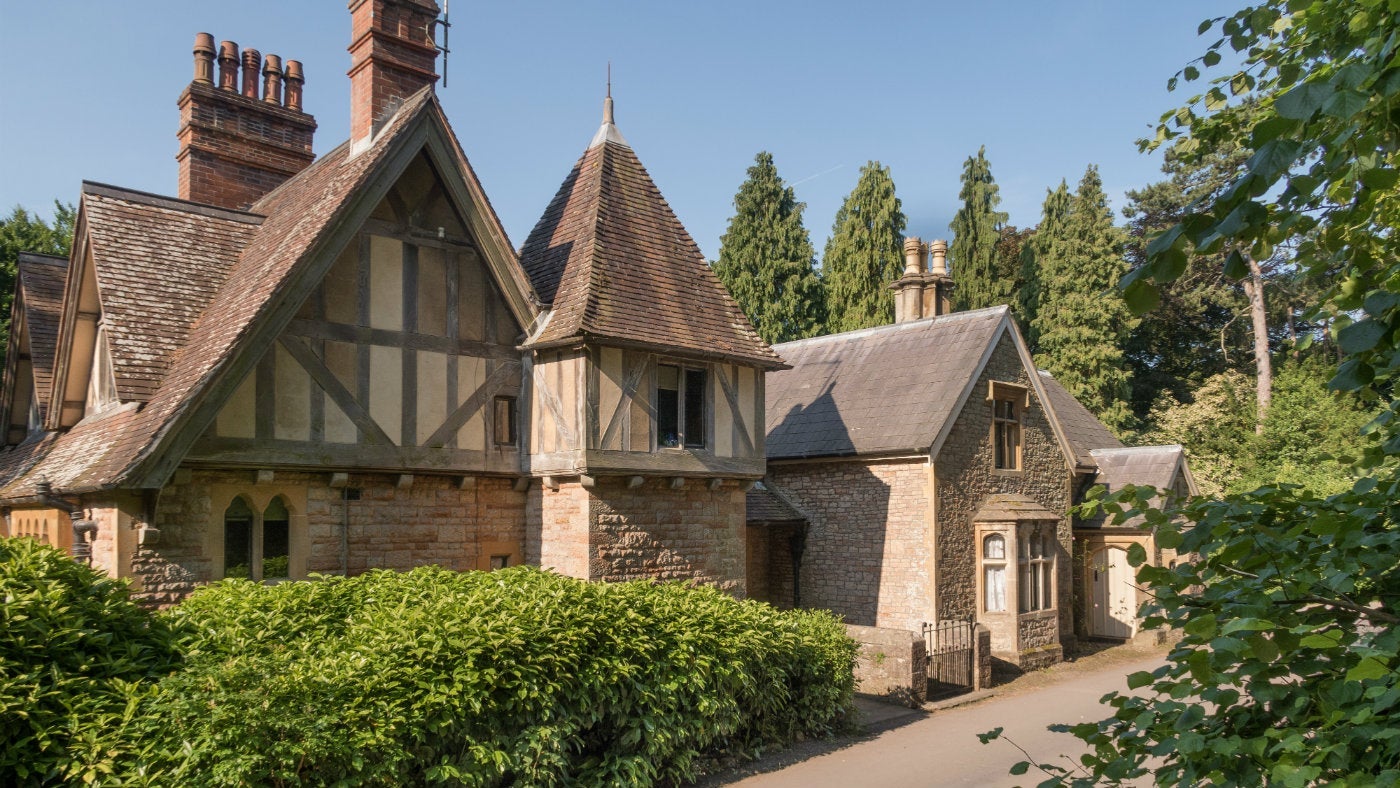 The exterior of Chaplain's House, Wraxall, Somerset