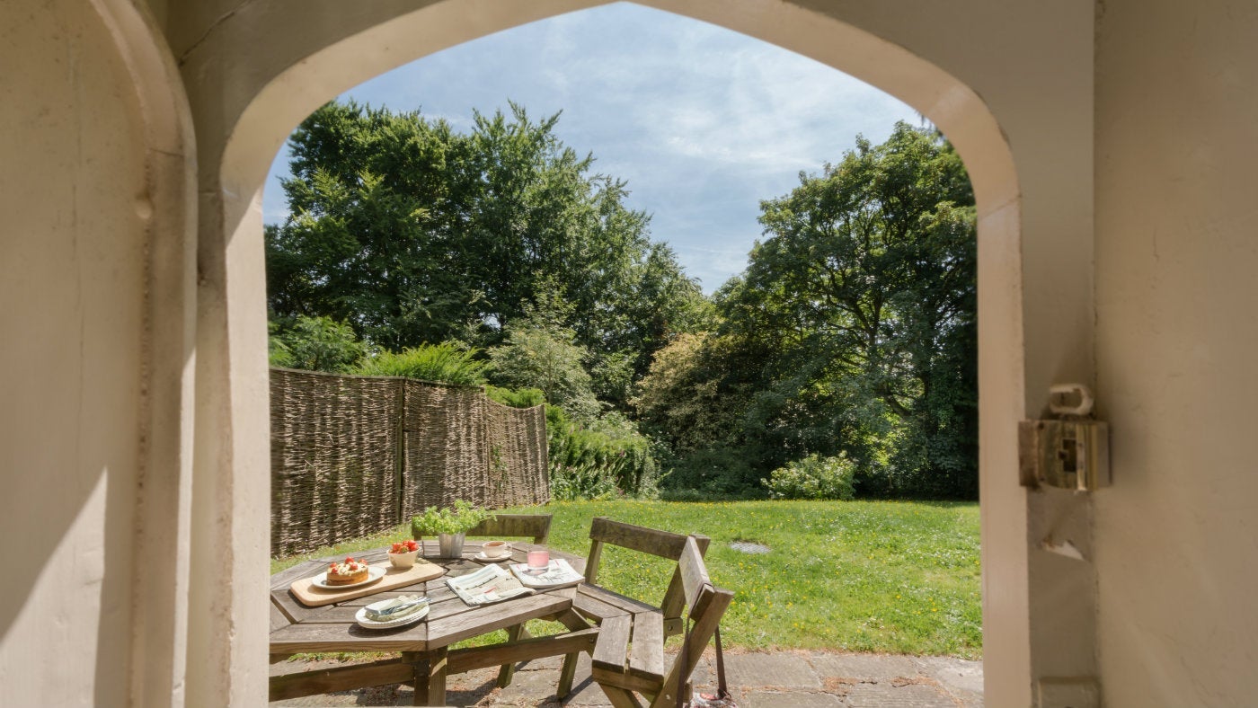 The garden at Chaplains Lodge