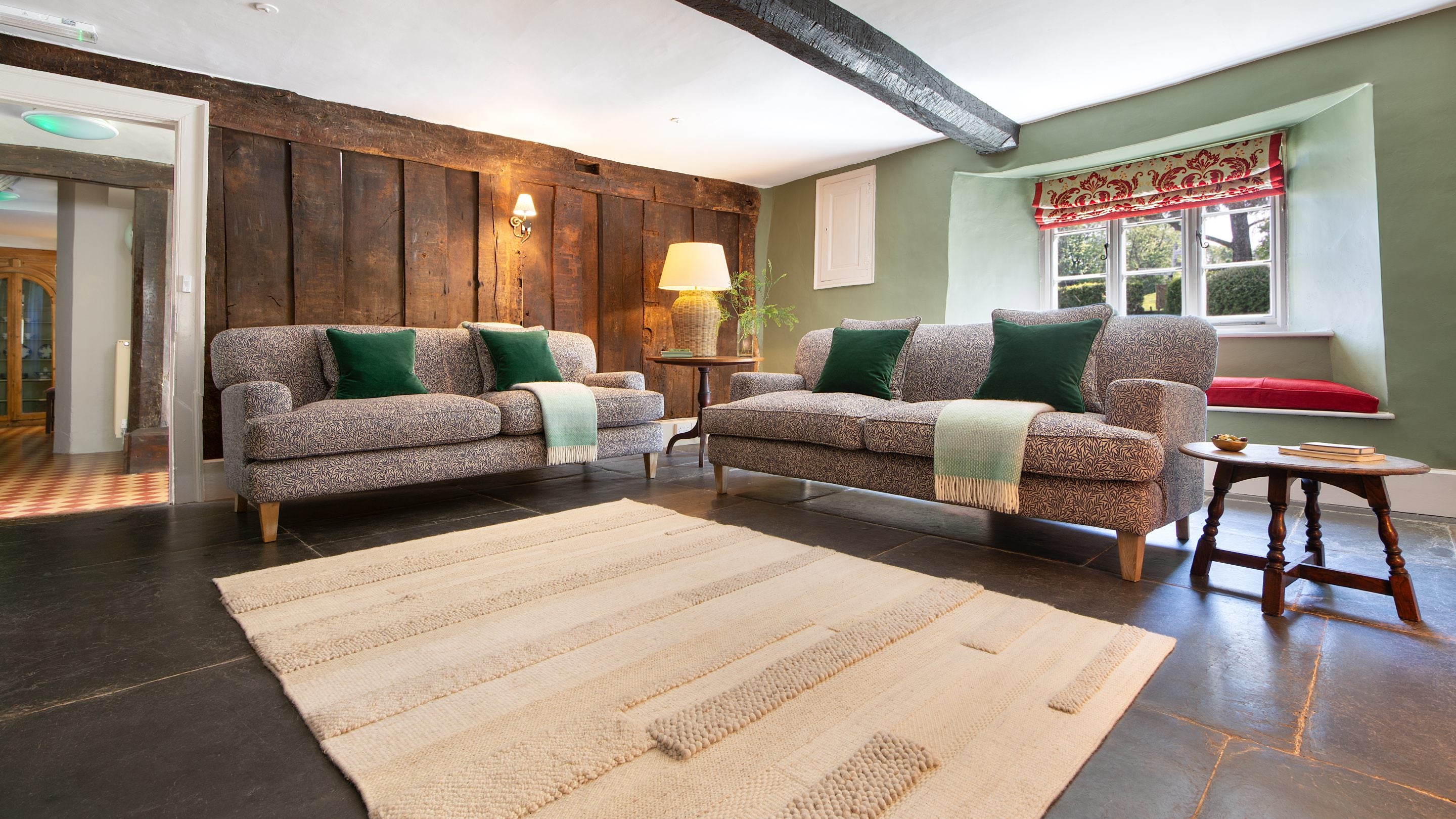 The second sitting room at Cross Lane House, Somerset