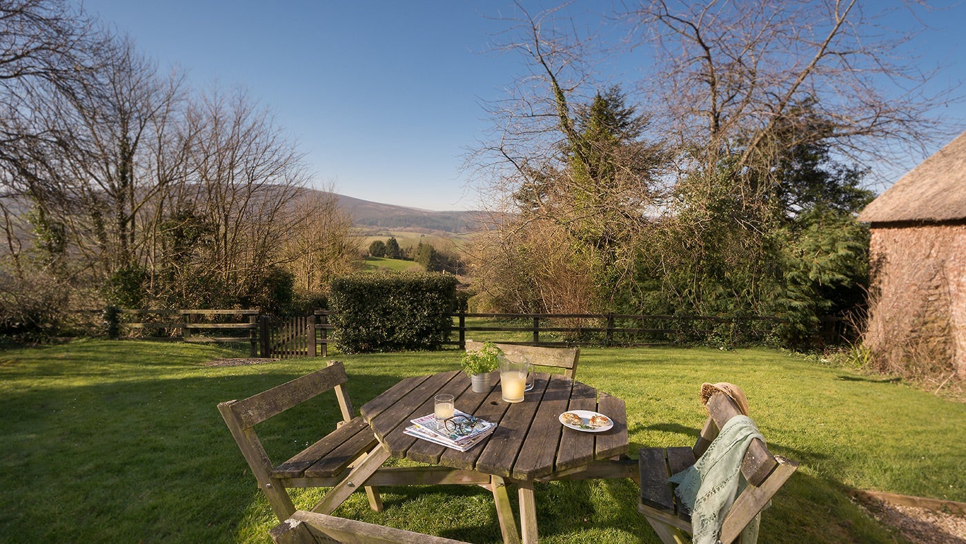 The garden at Dunkery View, Minehead, Somerset