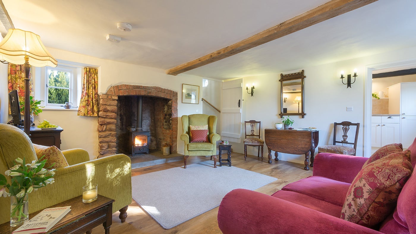 The large sitting room at Dunkery View, Minehead, Somerset