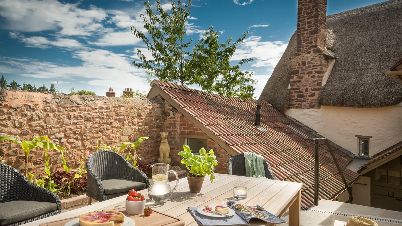 The garden at Keeper's House, Dunster 