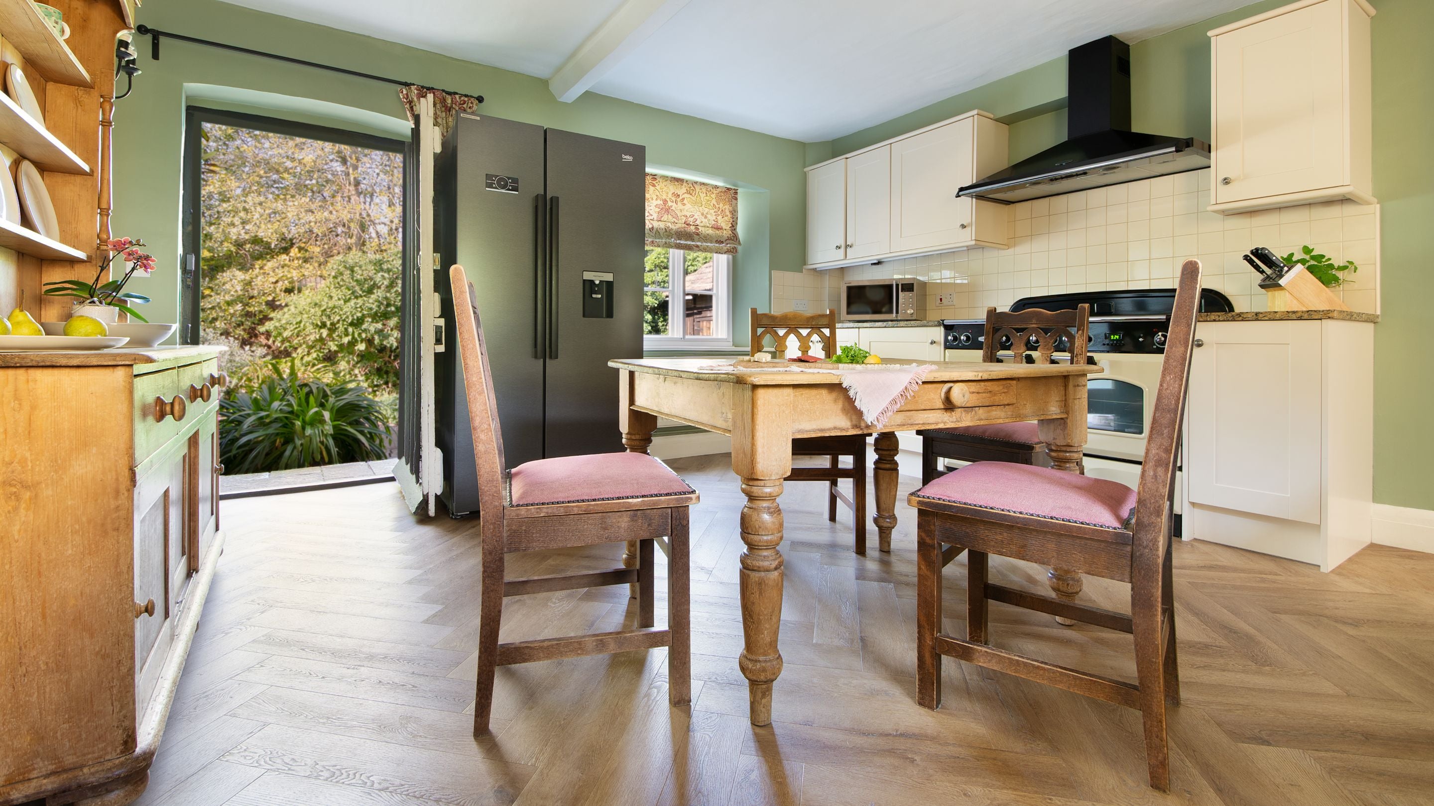 The kitchen at Holnicote Lower House, Somerset
