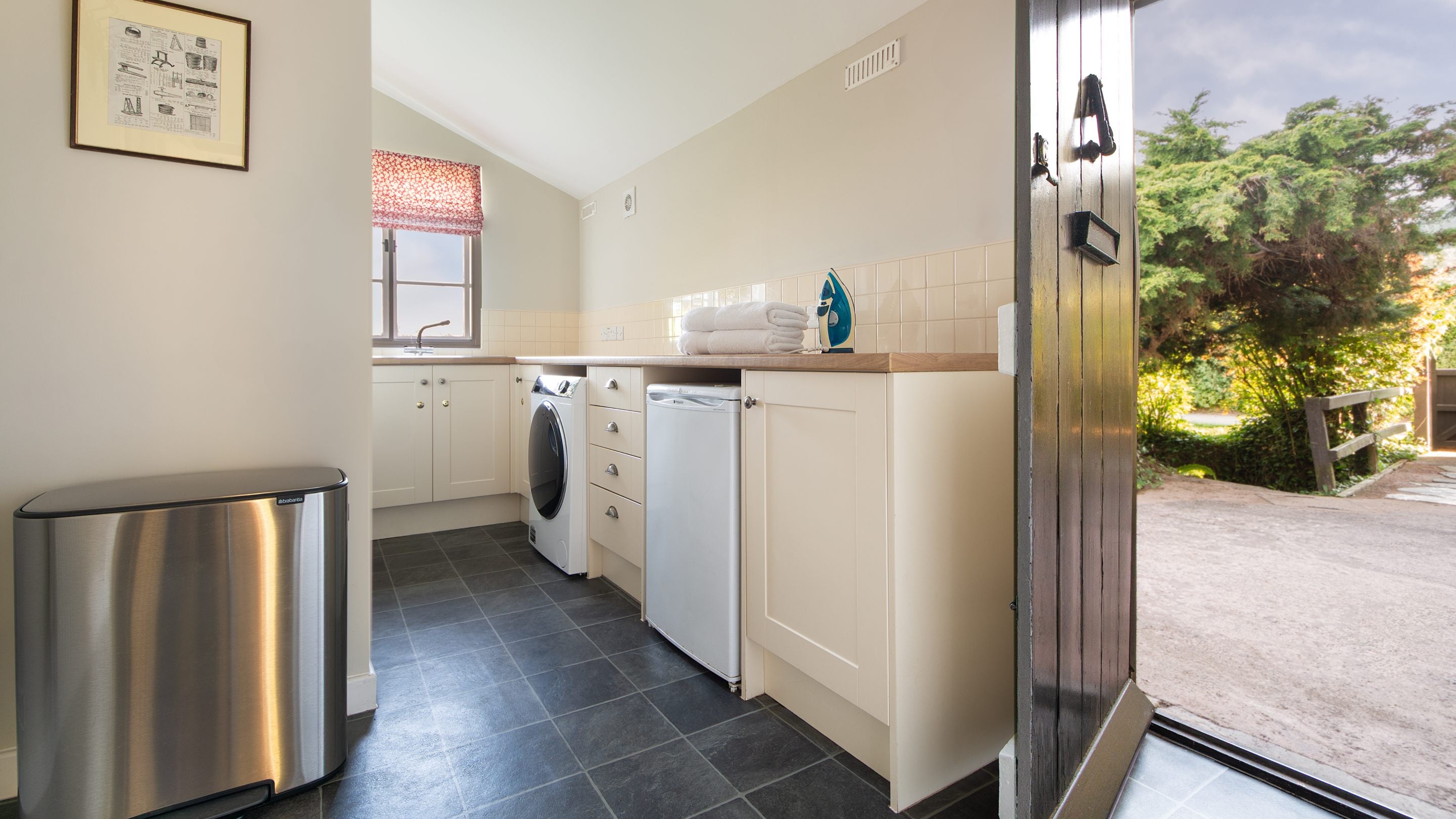 The utility room at Holnicote Lower House, Somerset