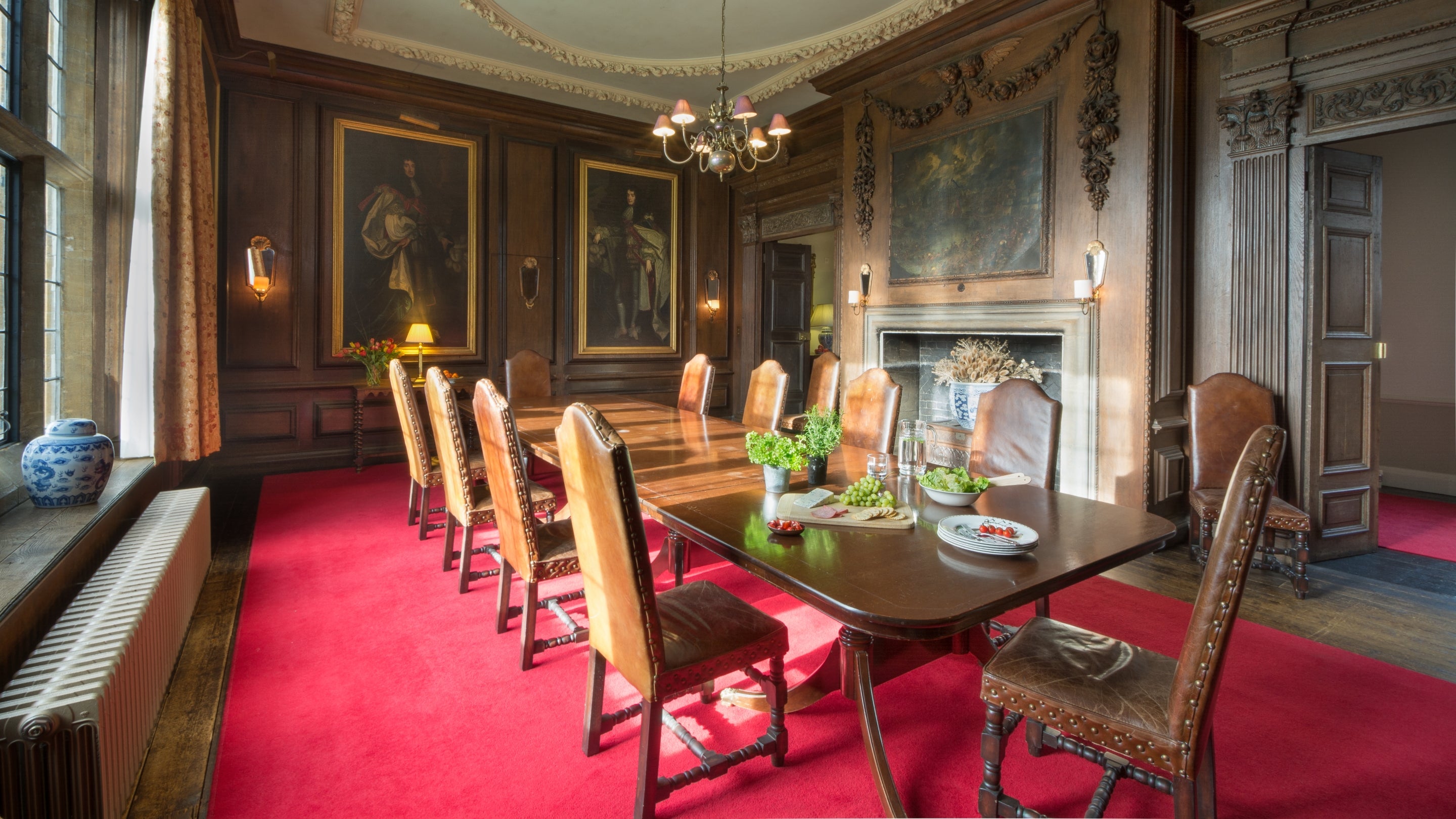 The dining room at Lytes Cary, Somerset