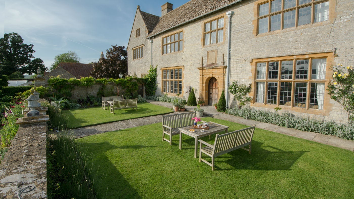The pleasant exterior of Lytes Cary, Charlton Mackrell, Somerton, Somerset