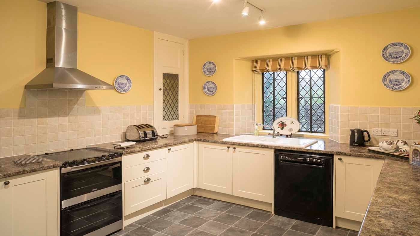 Interior kitchen of South Lodge, Somerset