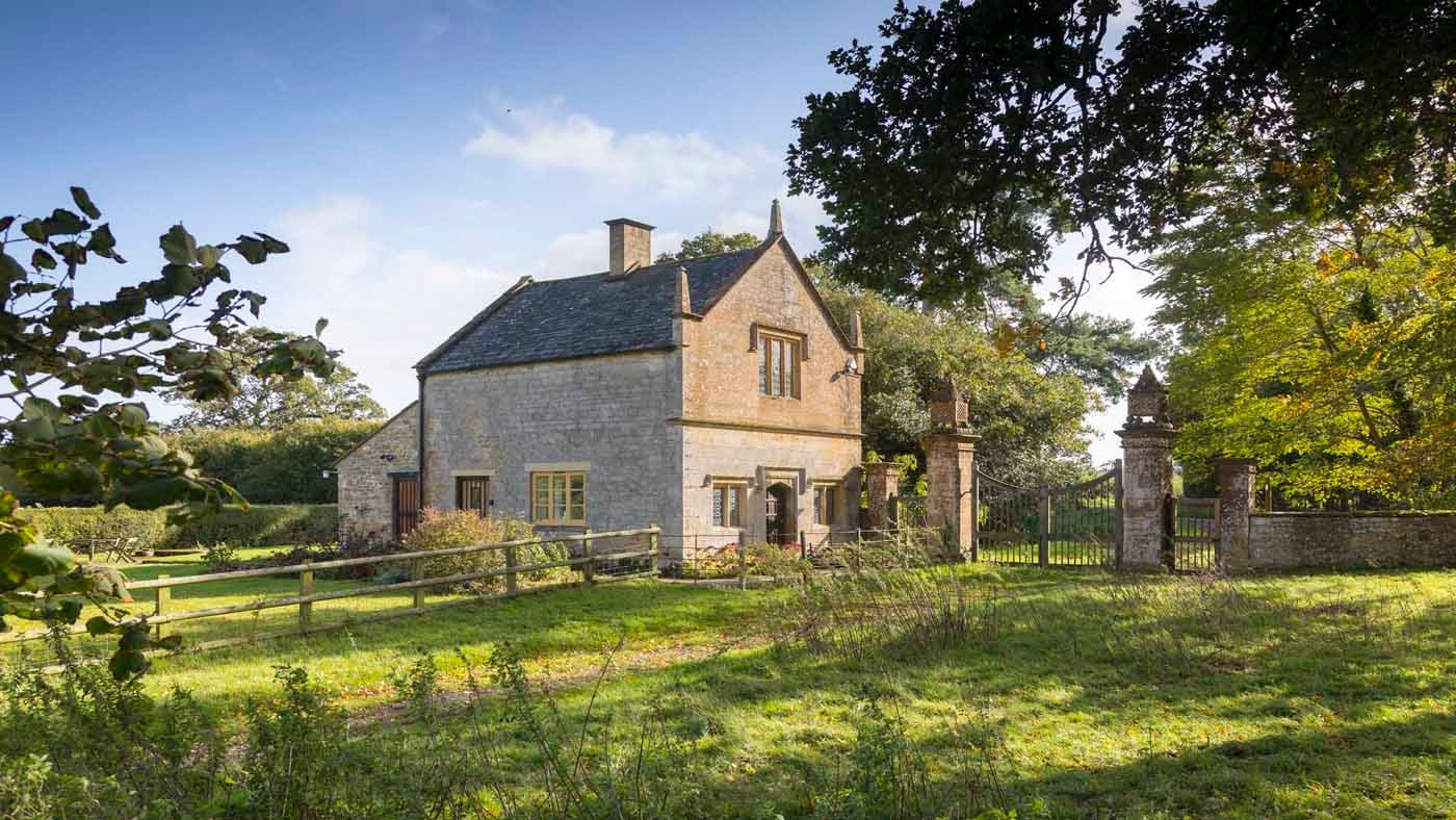 The exterior of Odcombe Lodge, Lower Odcombe, Somerset