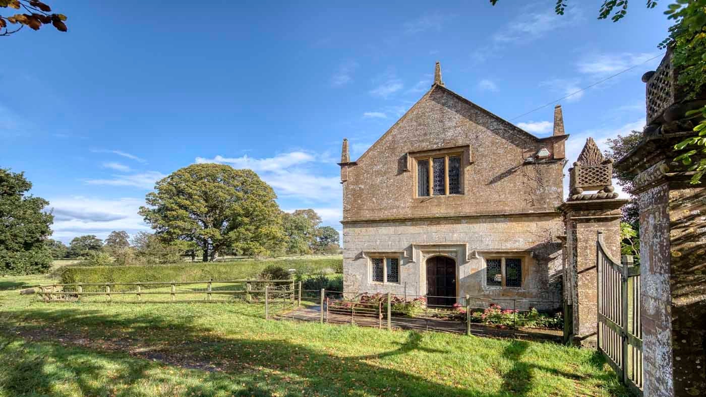 The exterior of Odcombe Lodge, Lower Odcombe, Somerset