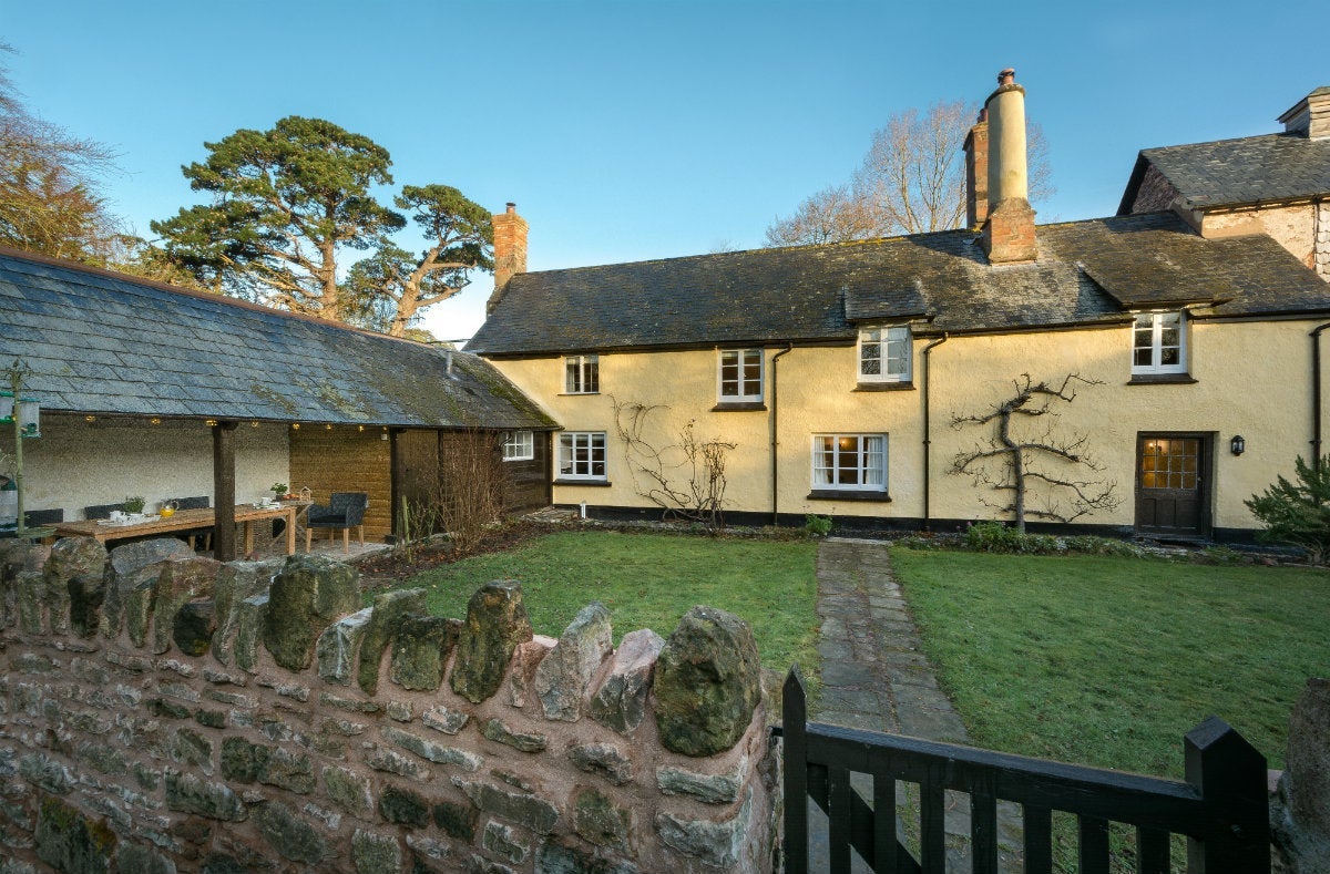 The exterior of Old Gateway Cottage, Somerset