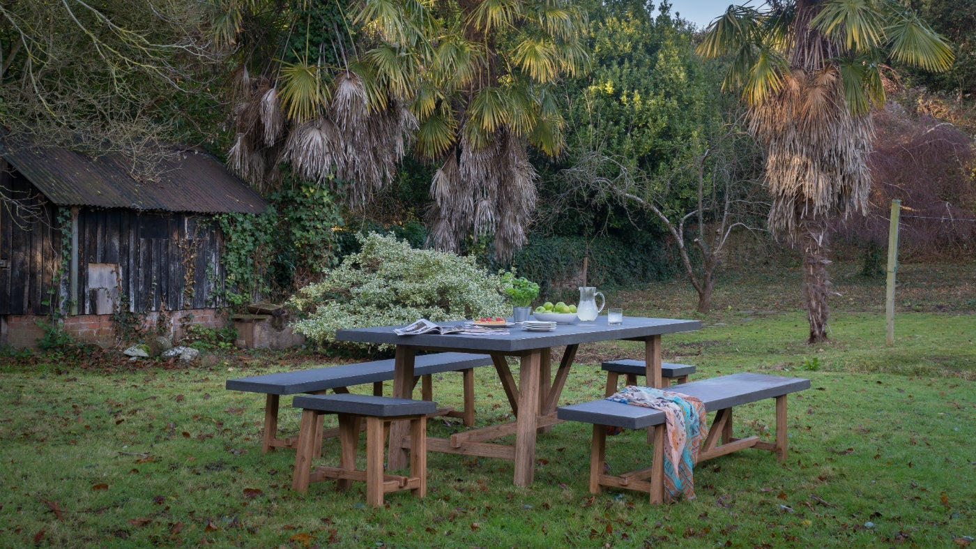 The garden at the Old Gateway Cottage, Holnicote Estate, Somerset 