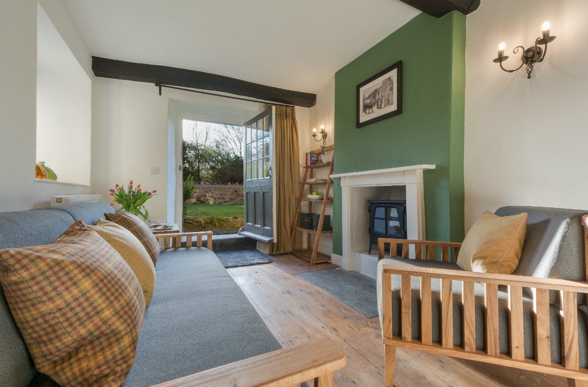The snug at the Old Gateway Cottage, Holnicote Estate, Somerset 